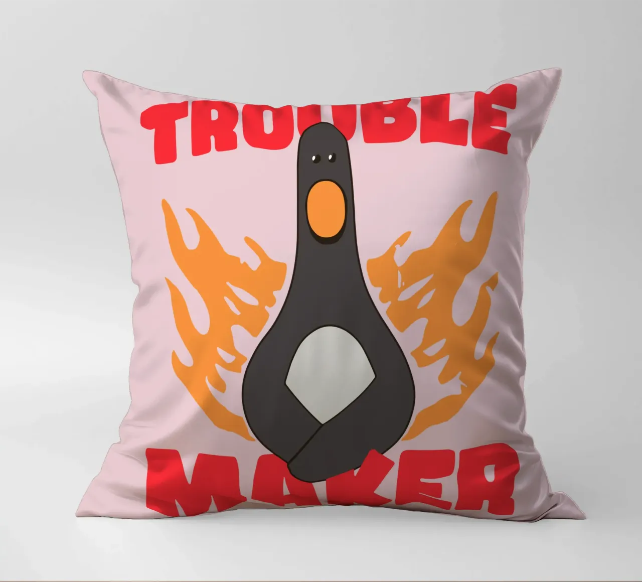 Feathers McGraw Trouble Maker cuscino da vantobbin