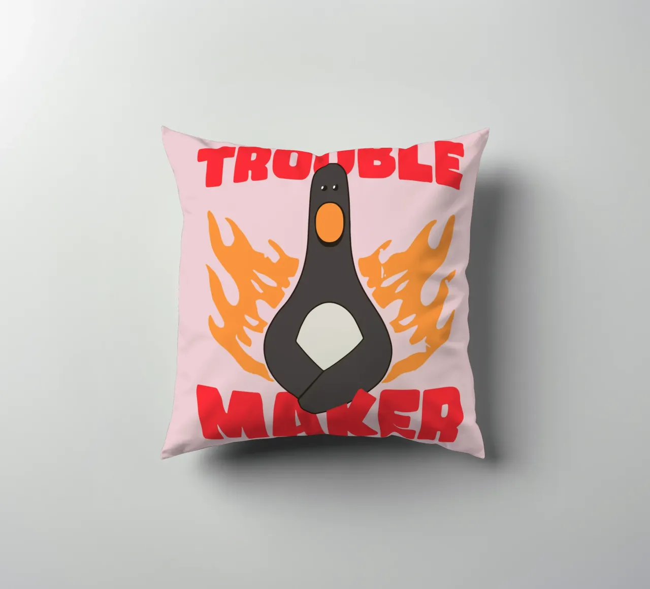 Feathers McGraw Trouble Maker cuscino da vantobbin