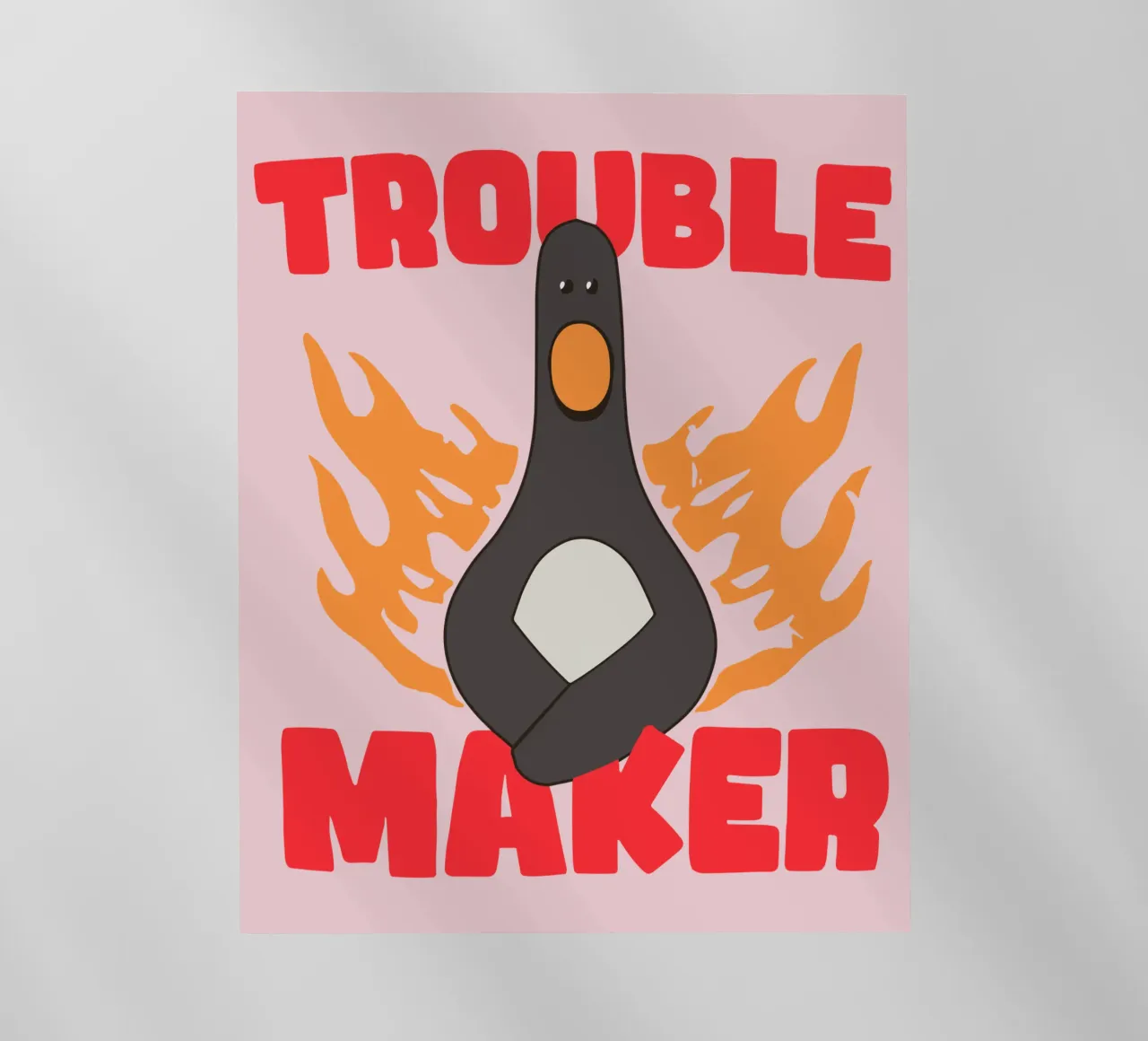 Feathers McGraw Trouble Maker pellicola backlit da vantobbin