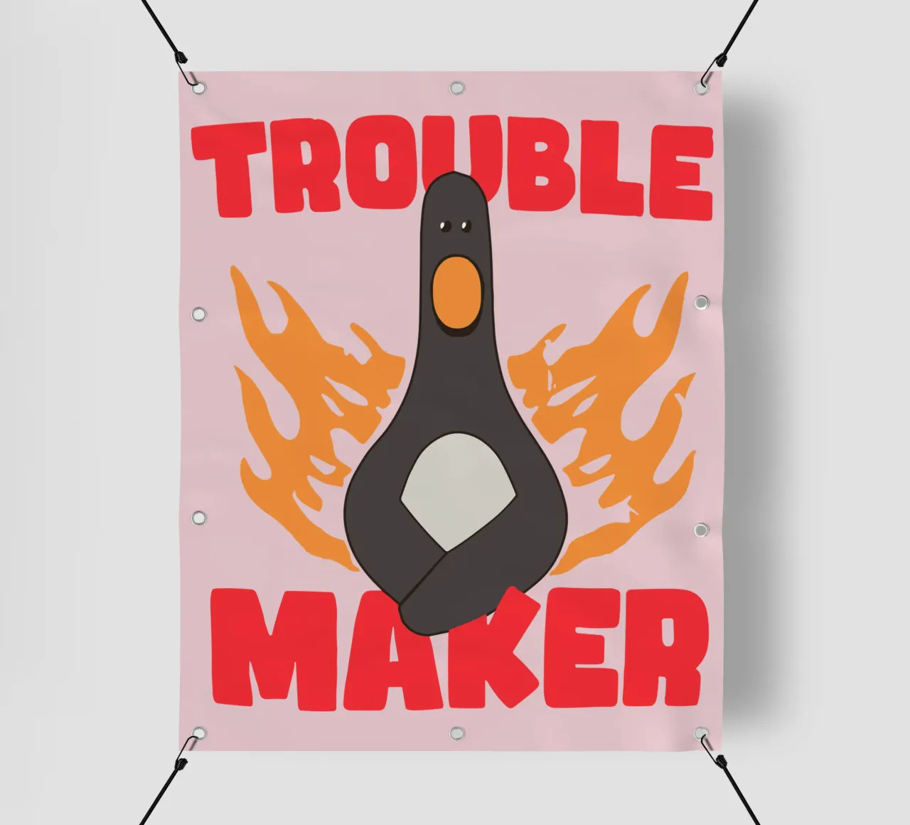 Feathers McGraw Trouble Maker telo in pvc da vantobbin