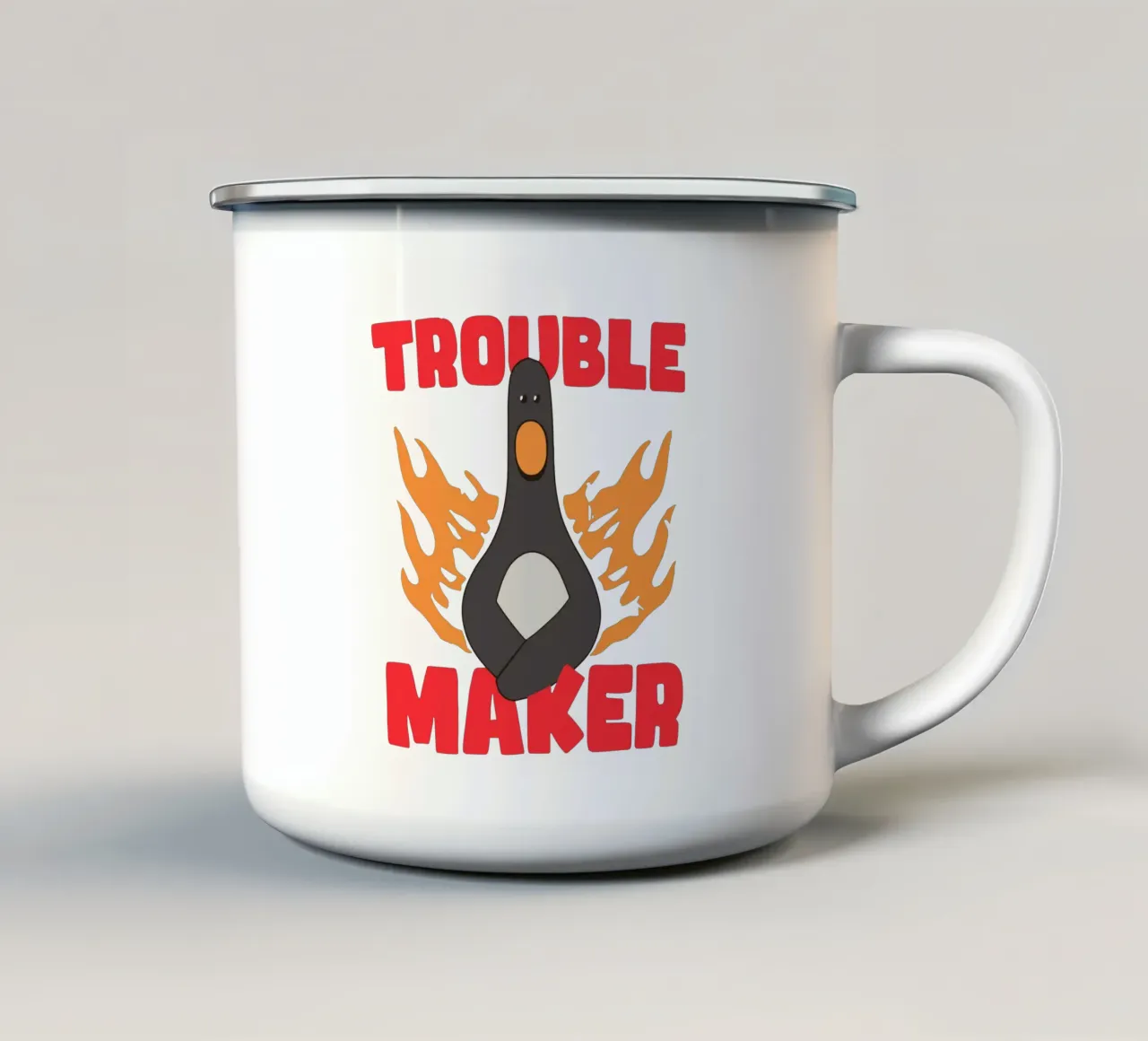 Feathers McGraw Trouble Maker tazza in smalto da vantobbin