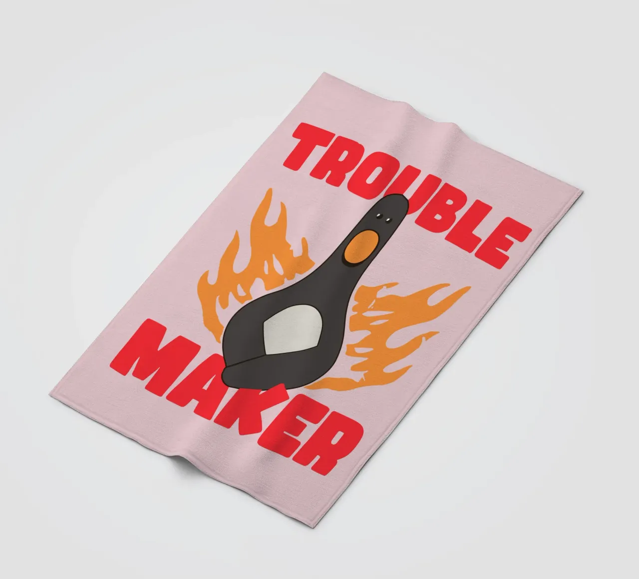 Feathers McGraw Trouble Maker coperta in pile da vantobbin
