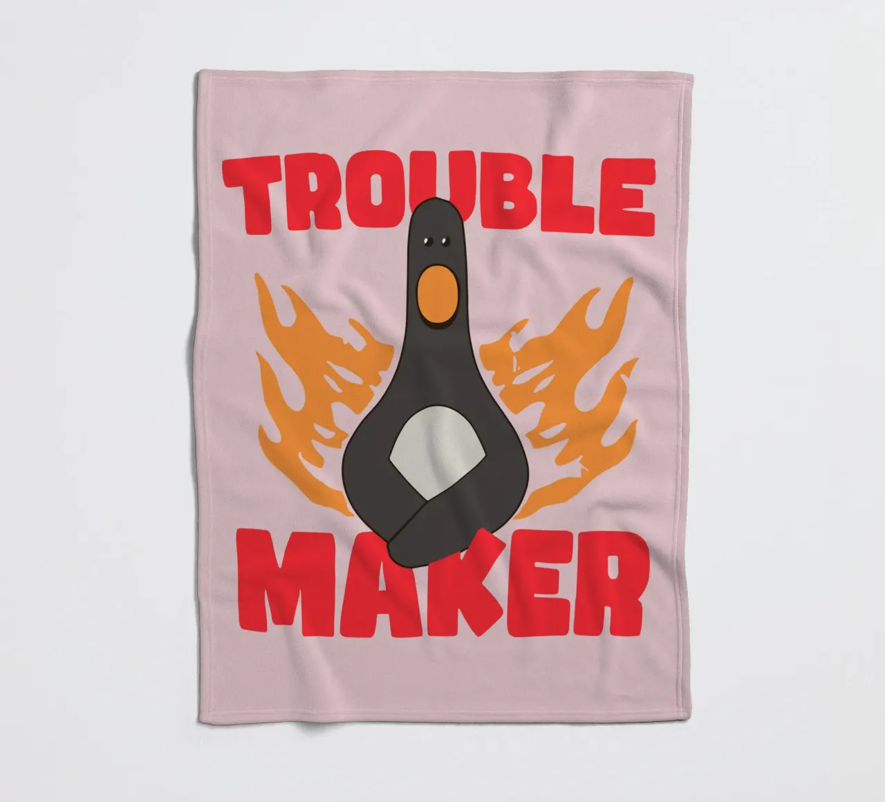 Feathers McGraw Trouble Maker coperta in pile da vantobbin
