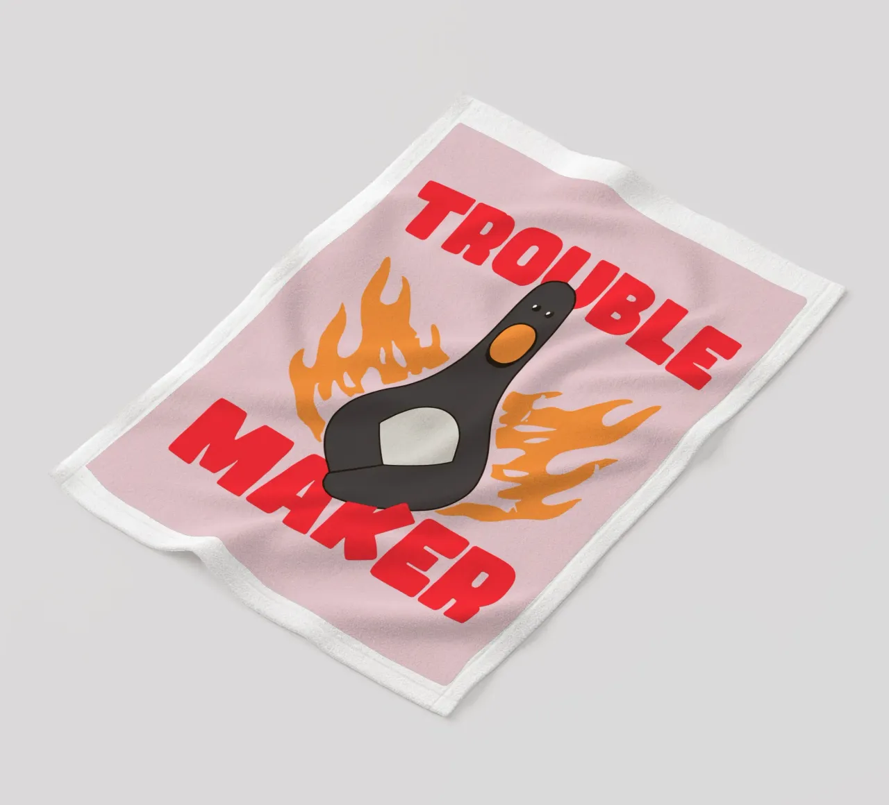 Feathers McGraw Trouble Maker coperta in pile da vantobbin