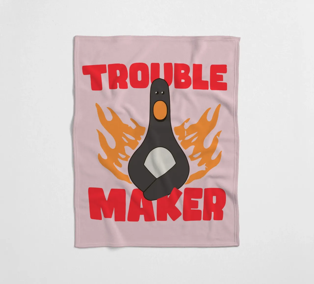 Feathers McGraw Trouble Maker coperta in pile da vantobbin