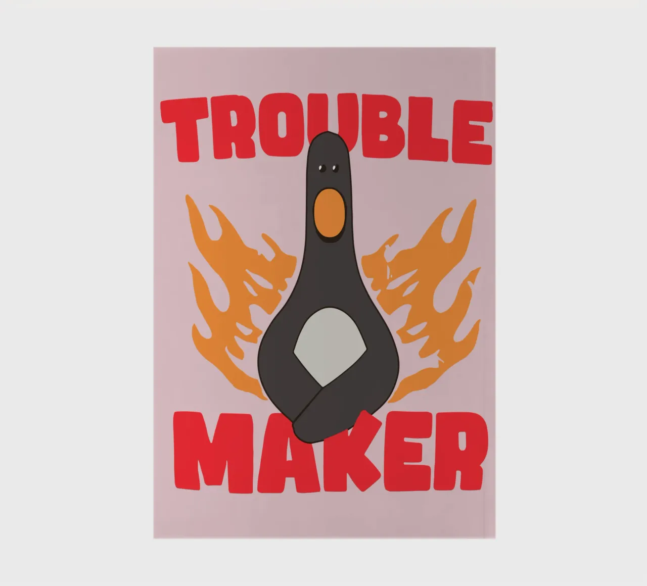 Feathers McGraw Trouble Maker notebook by vantobbin