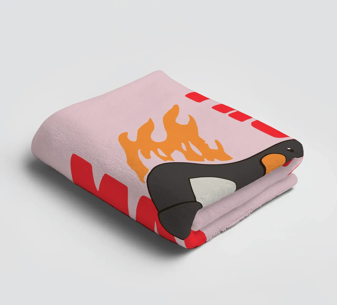 Feathers McGraw Trouble Maker towel by vantobbin