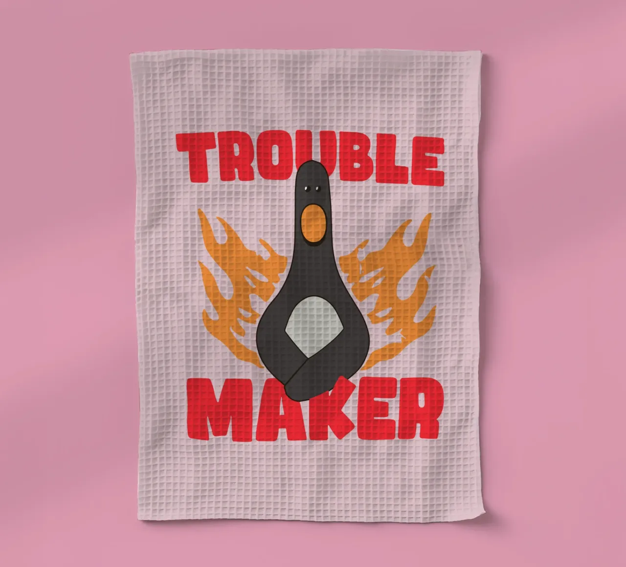 Feathers McGraw Trouble Maker canovaccio da cucina da vantobbin