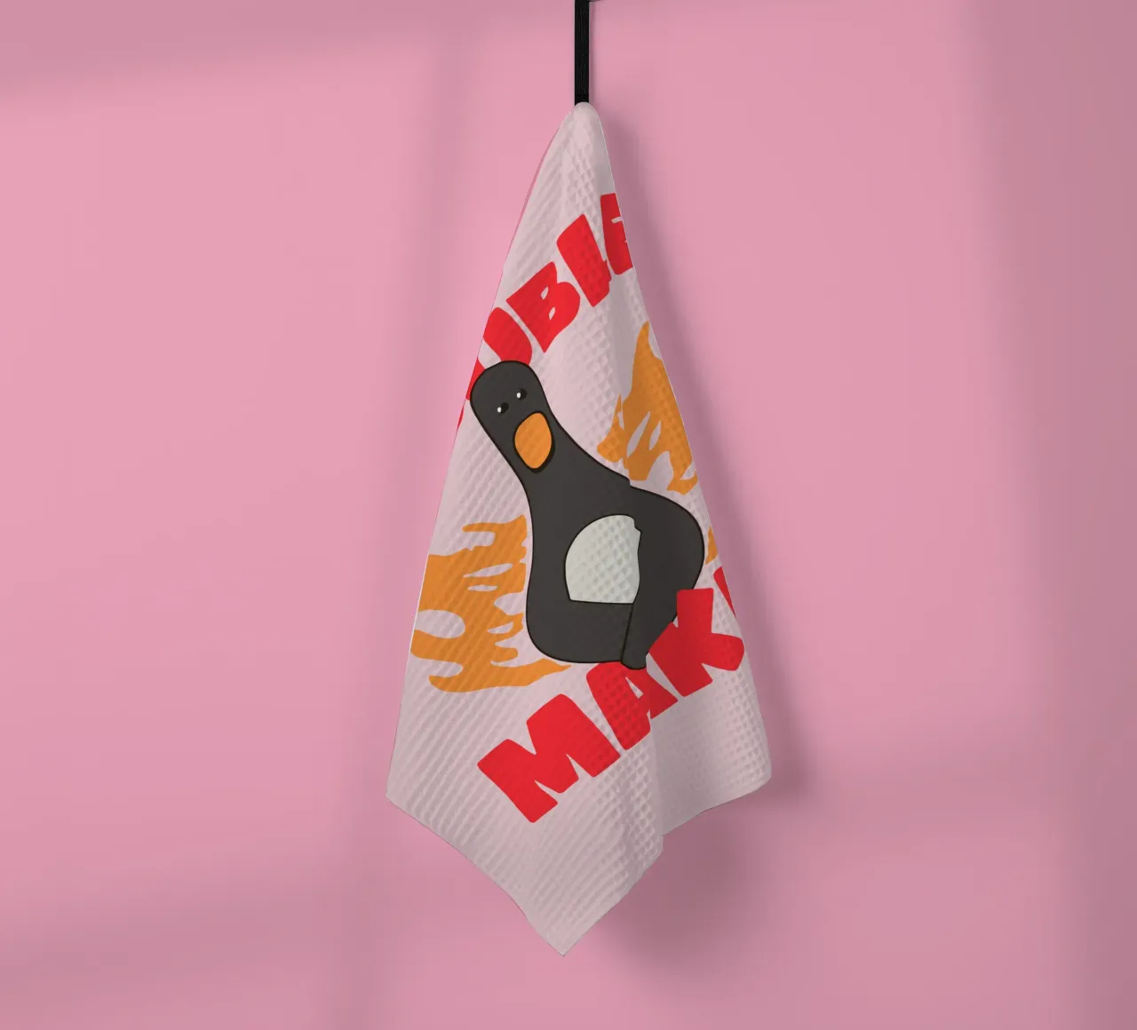 Feathers McGraw Trouble Maker canovaccio da cucina da vantobbin