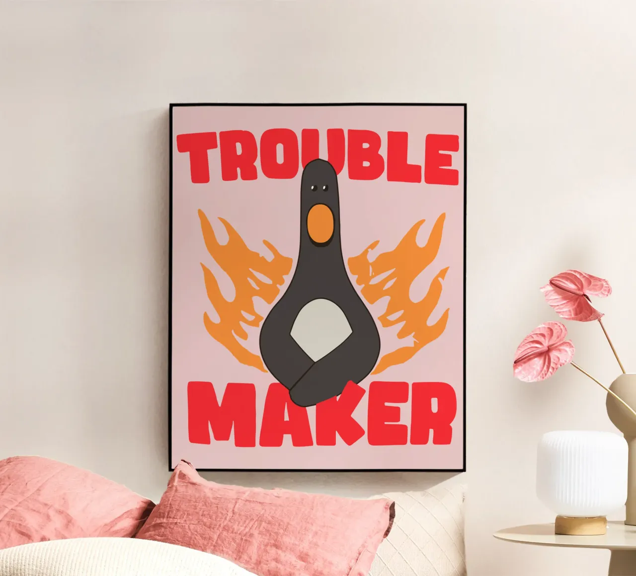 Feathers McGraw Trouble Maker plexiglass da vantobbin