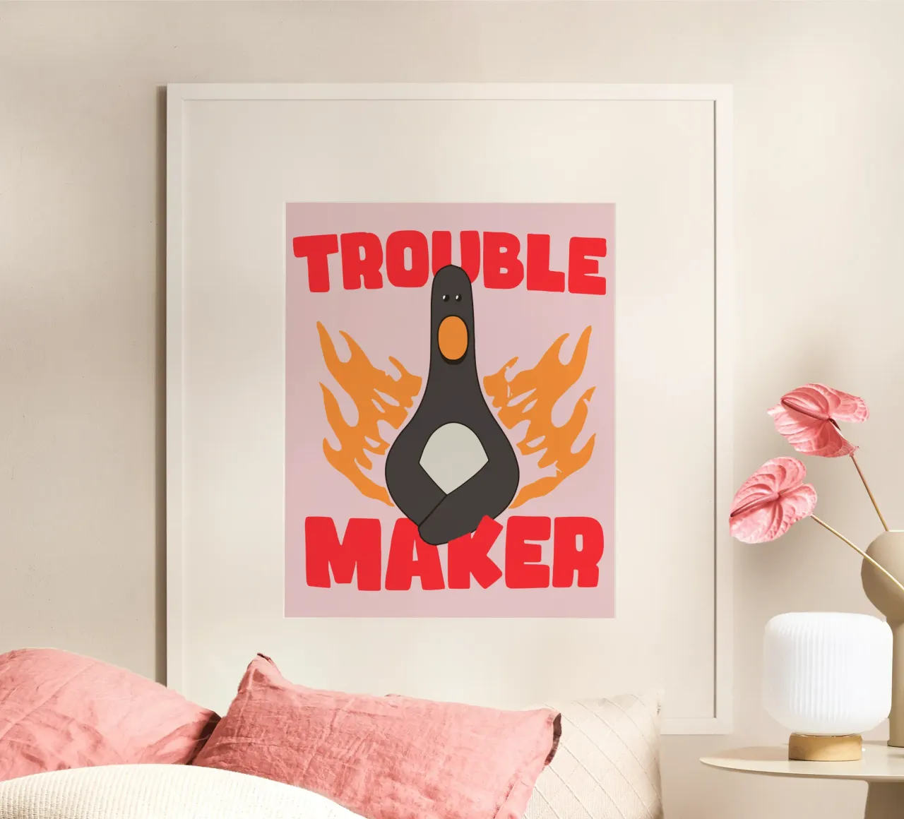 Feathers McGraw Trouble Maker hahnemühle de vantobbin