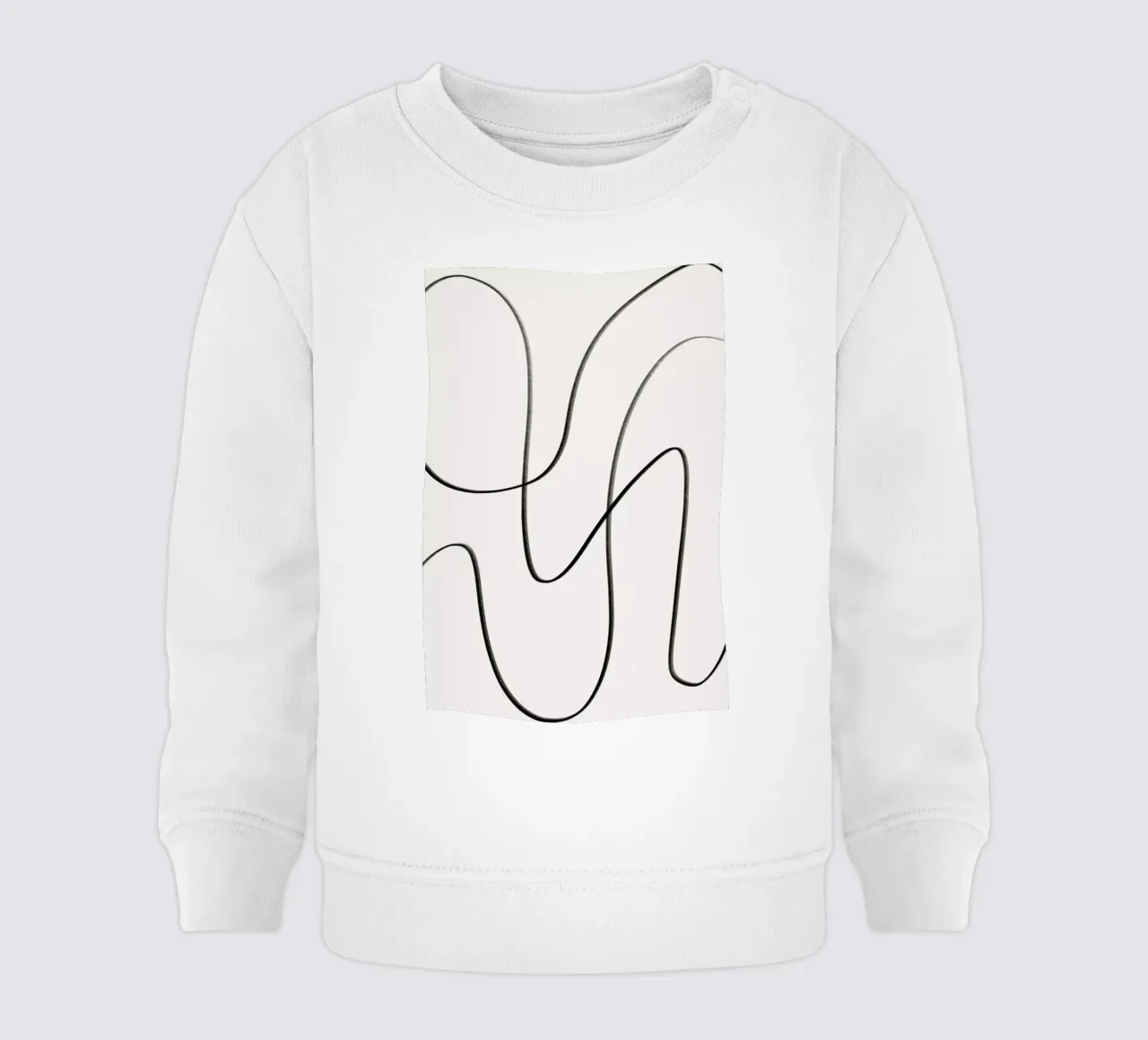 Scribble felpa neonato da Pure