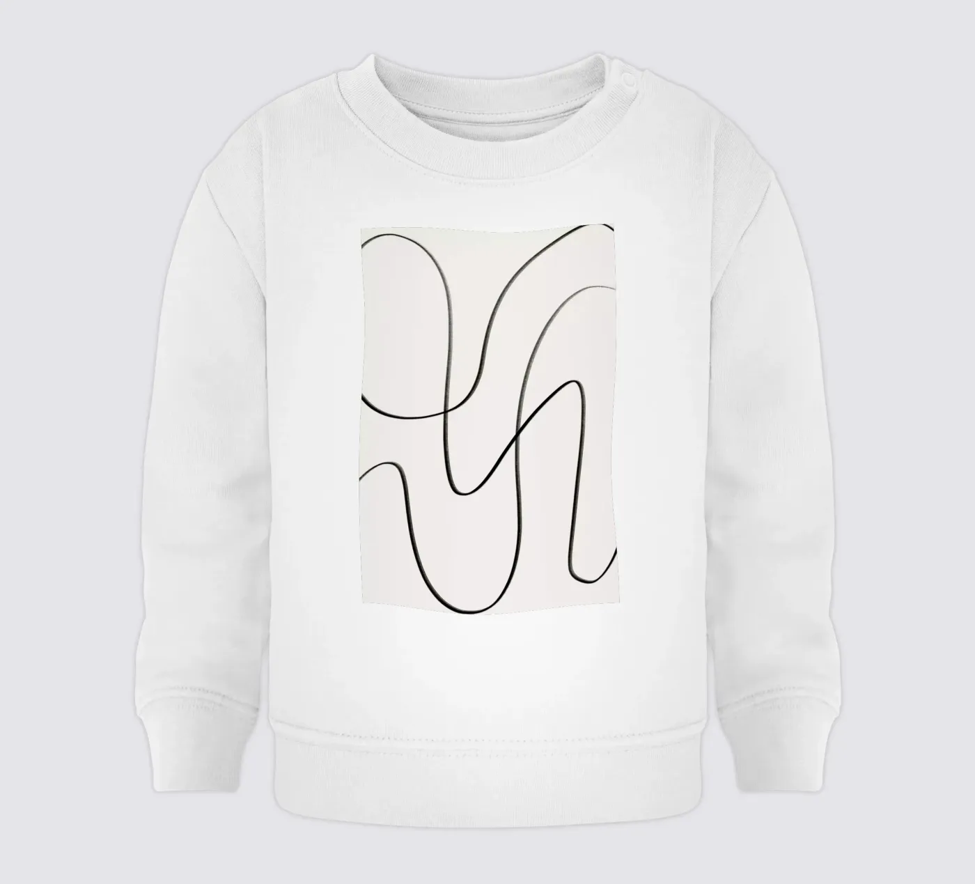 Scribble felpa neonato da Pure