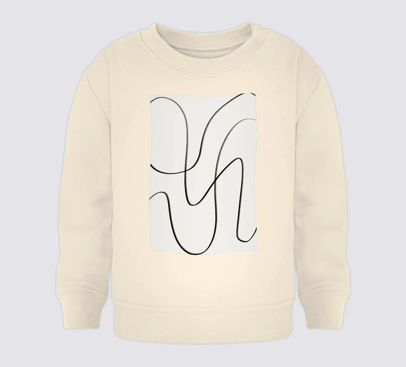Scribble felpa neonato da Pure