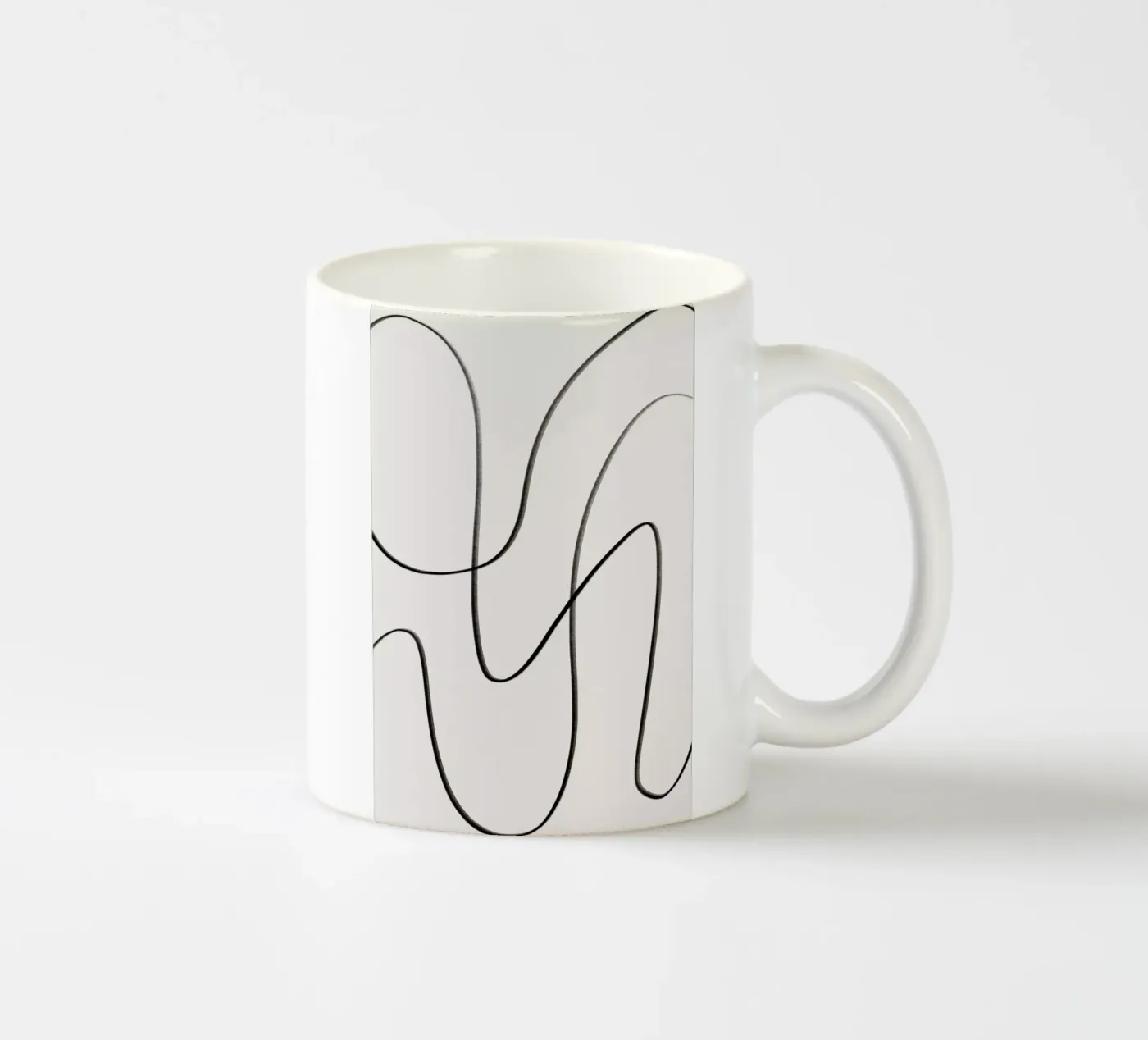 Scribble ceramic mug by Pure
