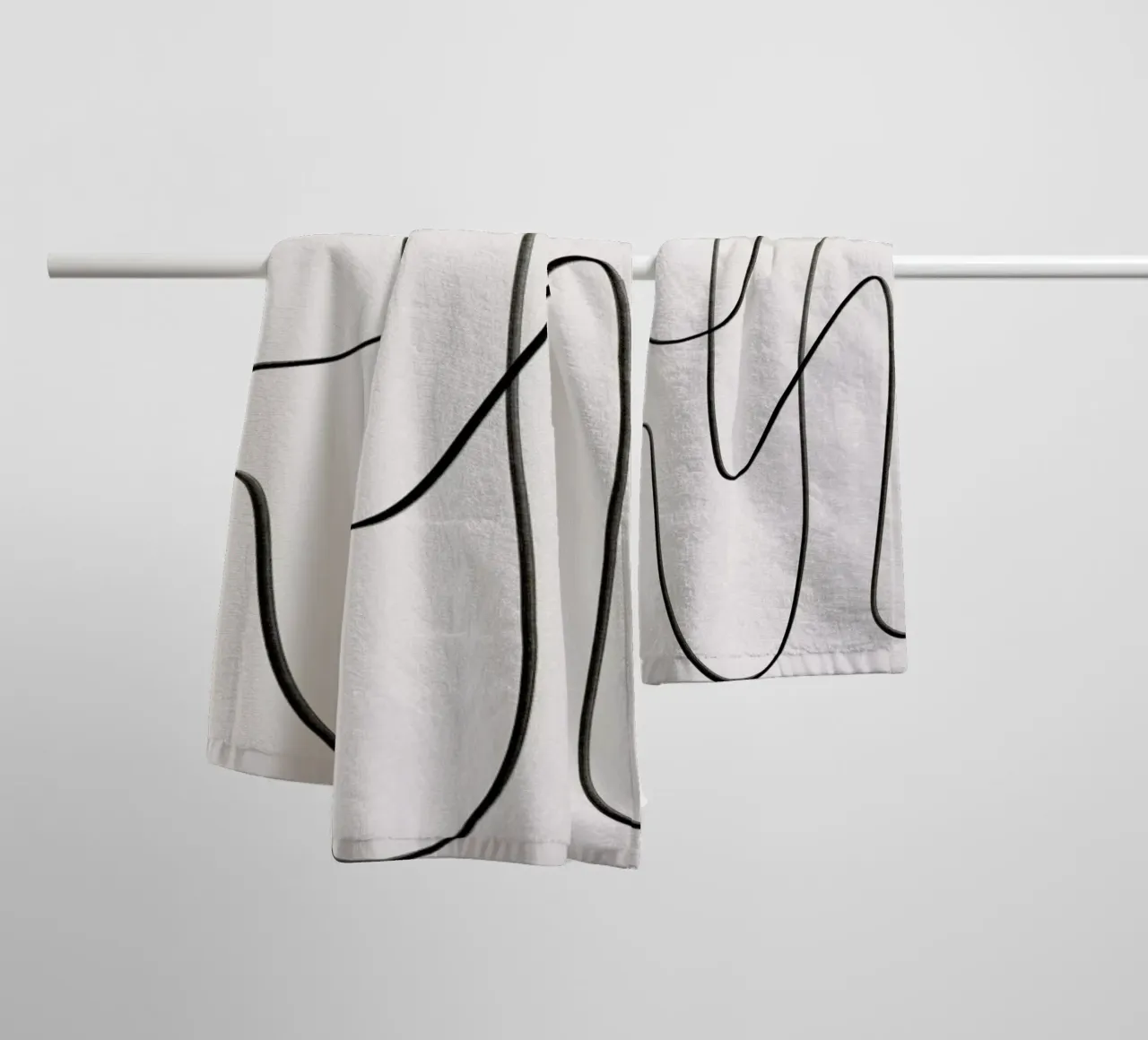 Scribble towel by Pure