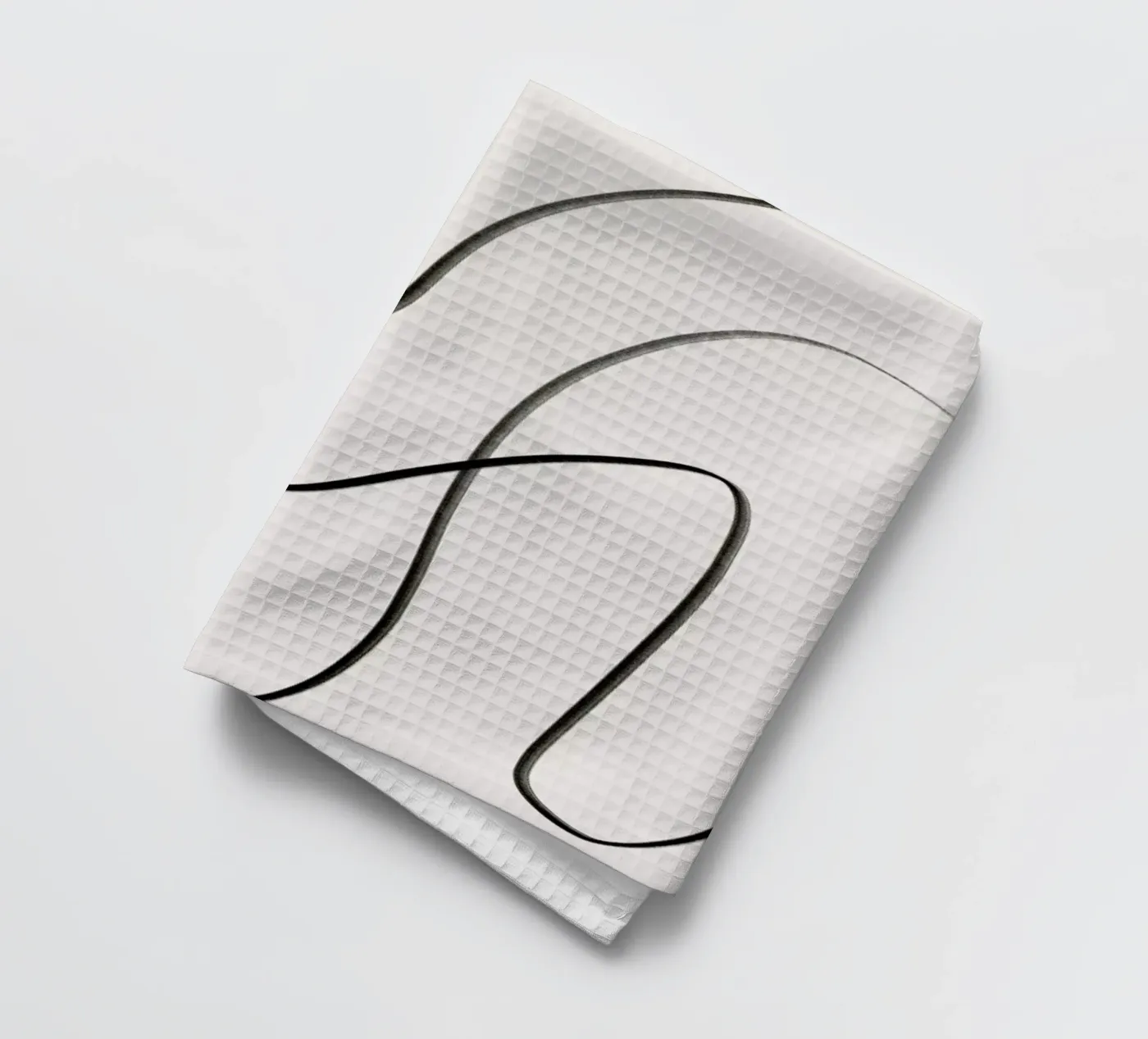 Scribble tea towel by Pure