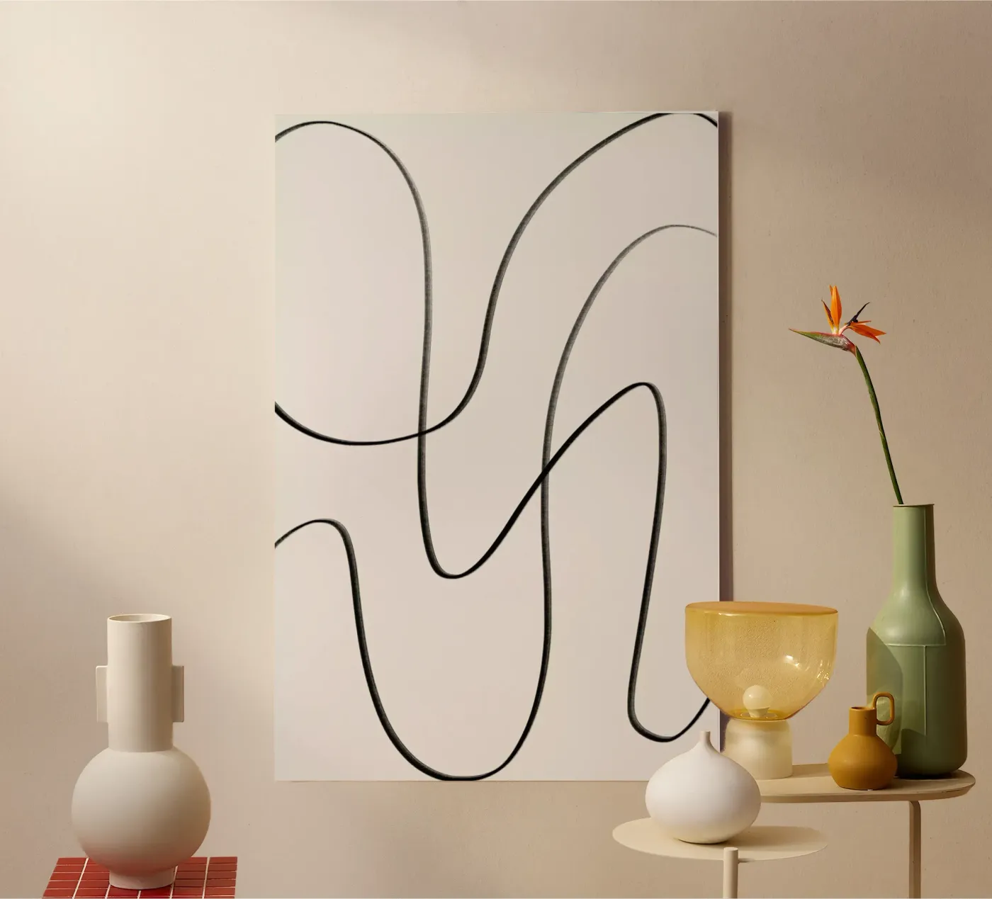 Scribble canvas van Pure