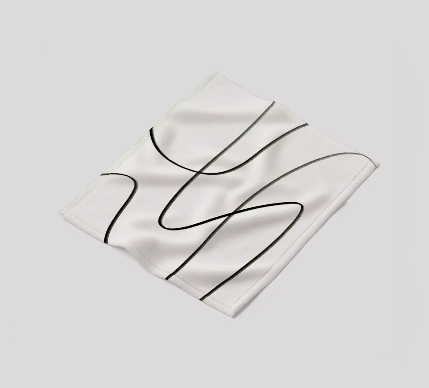 Scribble plaid polaire de Pure