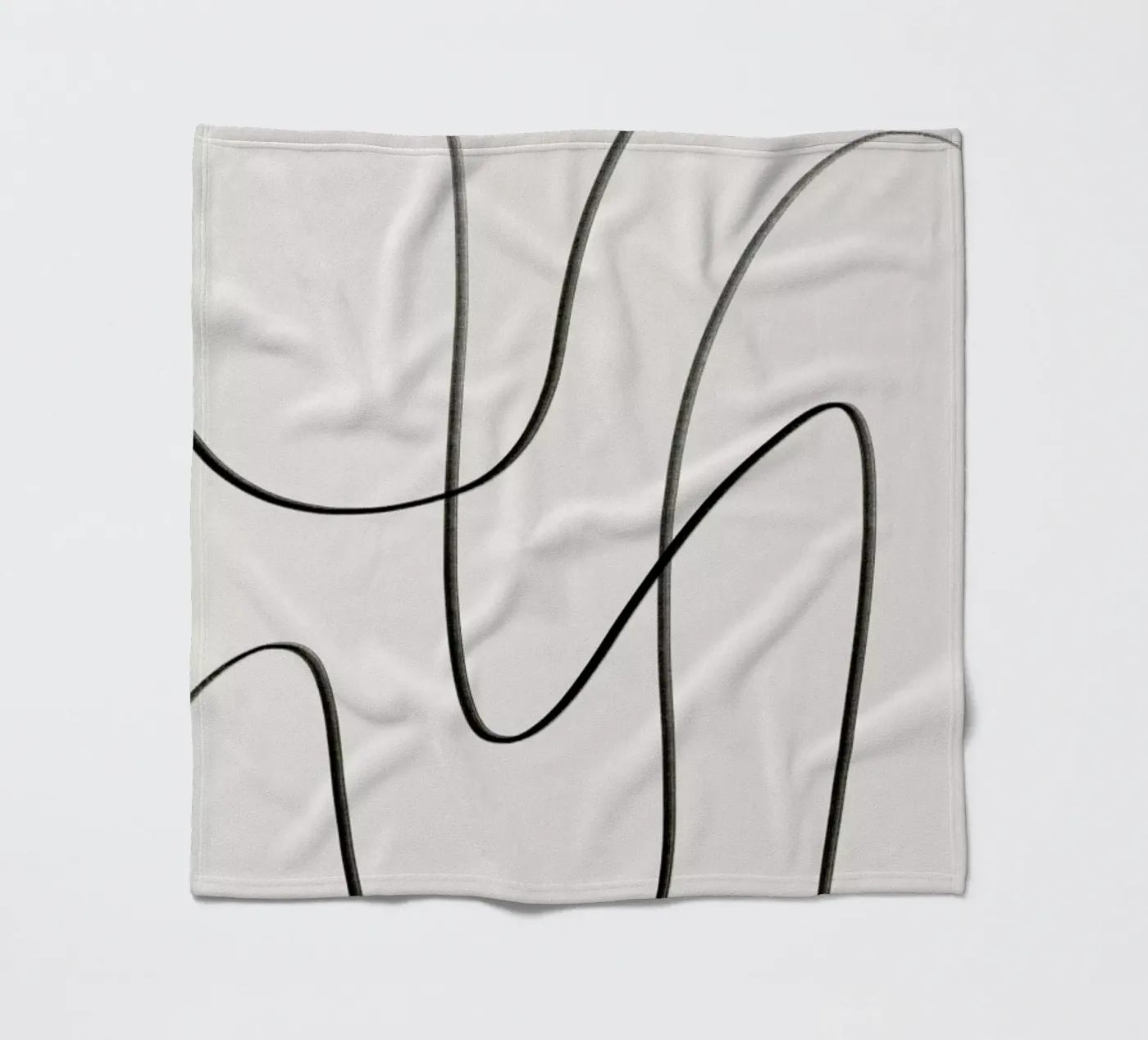 Scribble plaid polaire de Pure