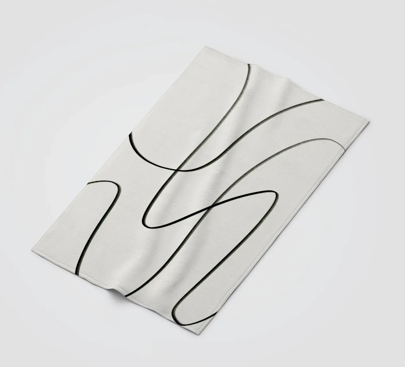 Scribble plaid polaire de Pure