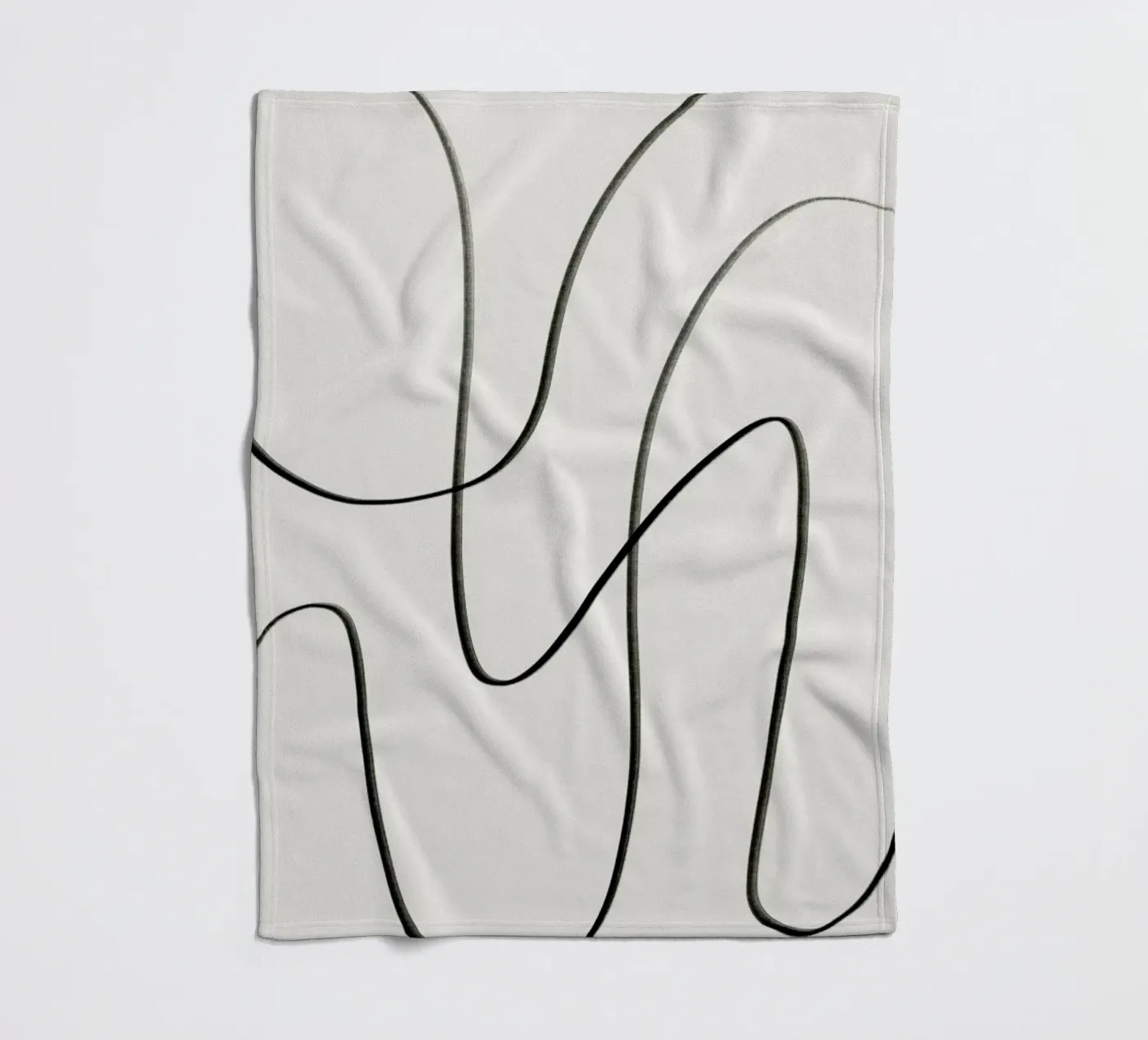 Scribble plaid polaire de Pure