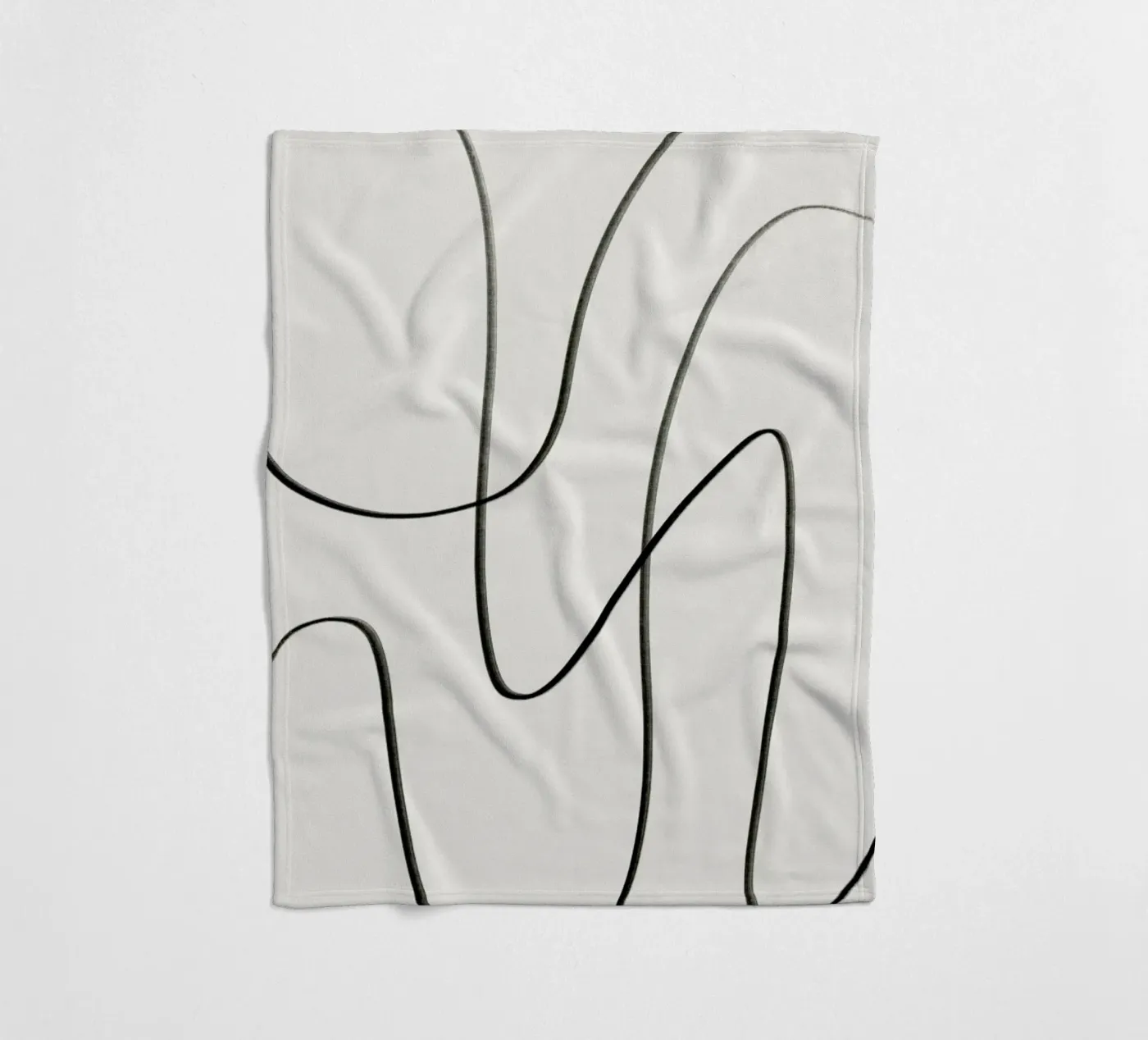 Scribble plaid polaire de Pure