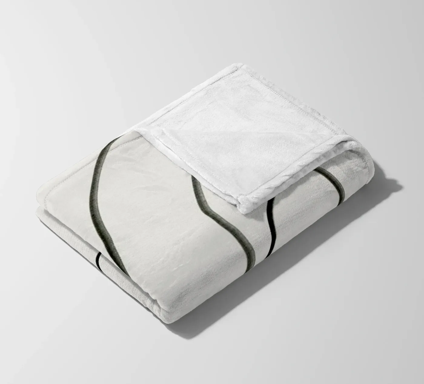 Scribble plaid polaire de Pure