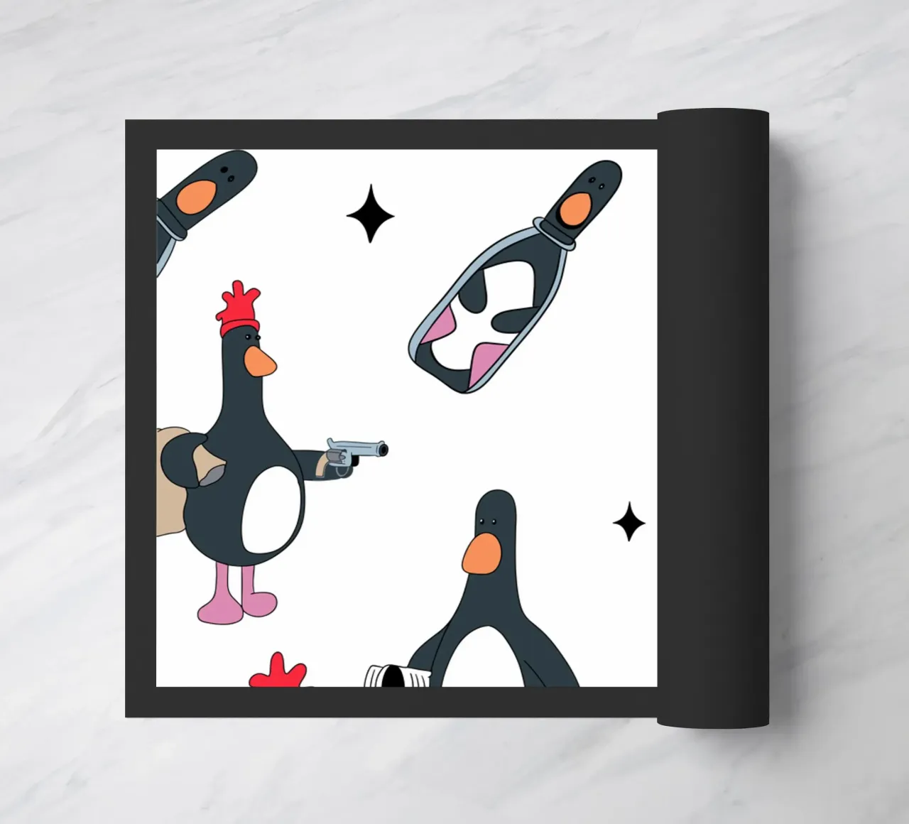 Feathers McGraw Wallace and Gromit zerbino da vantobbin