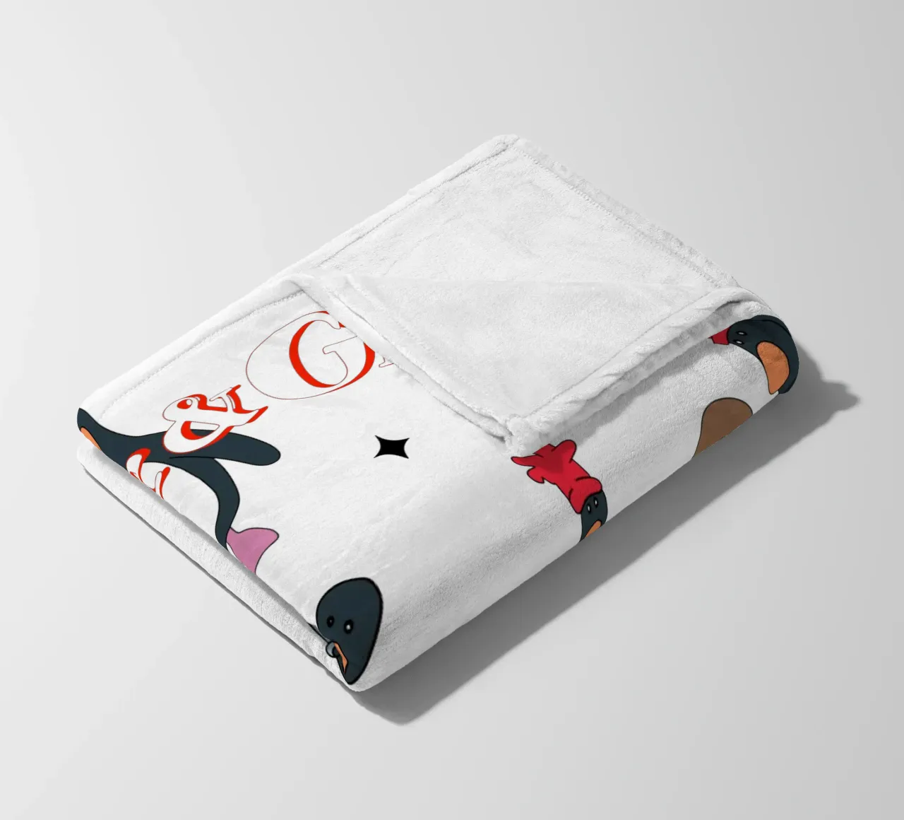 Feathers McGraw Wallace and Gromit coperta in pile da vantobbin