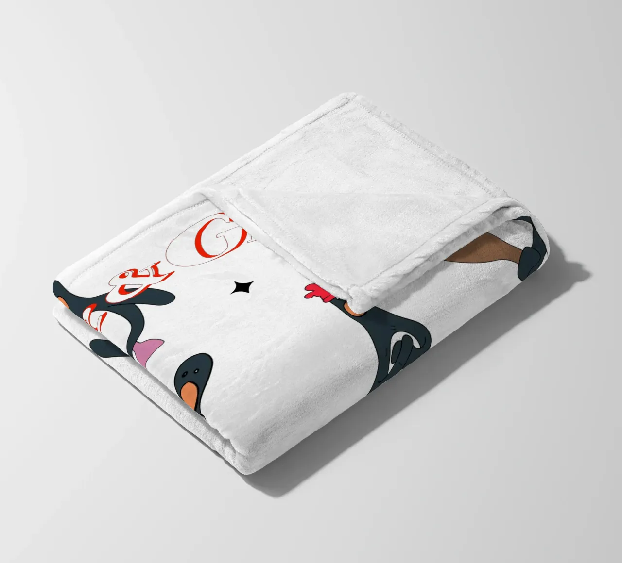 Feathers McGraw Wallace and Gromit coperta in pile da vantobbin