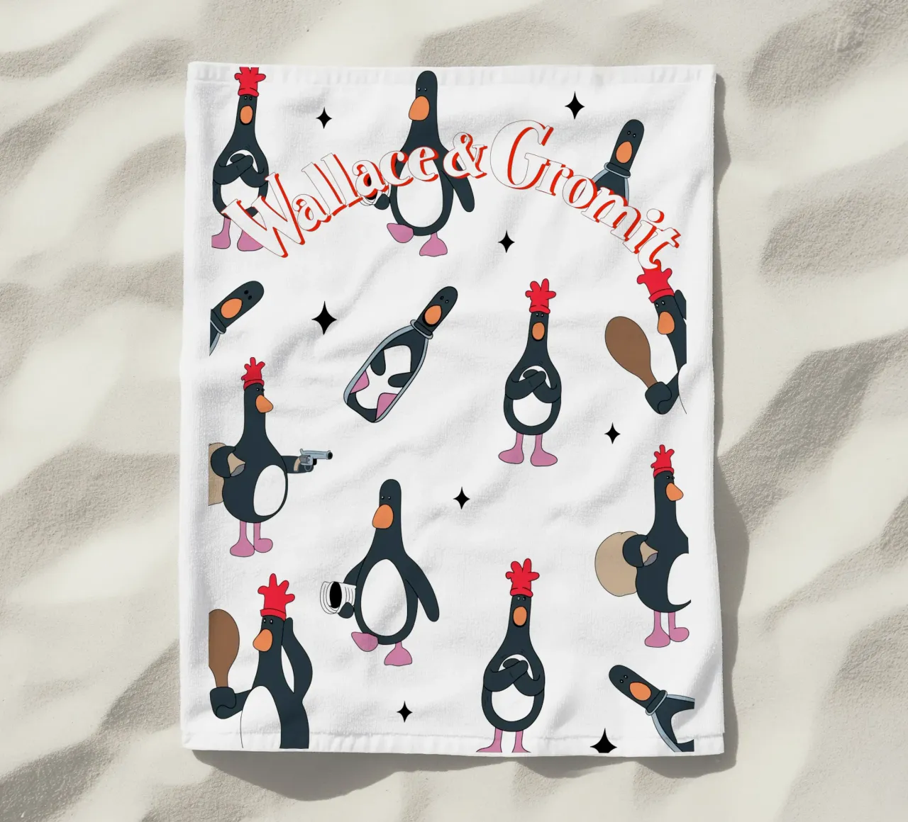 Feathers McGraw Wallace and Gromit telo mare da vantobbin