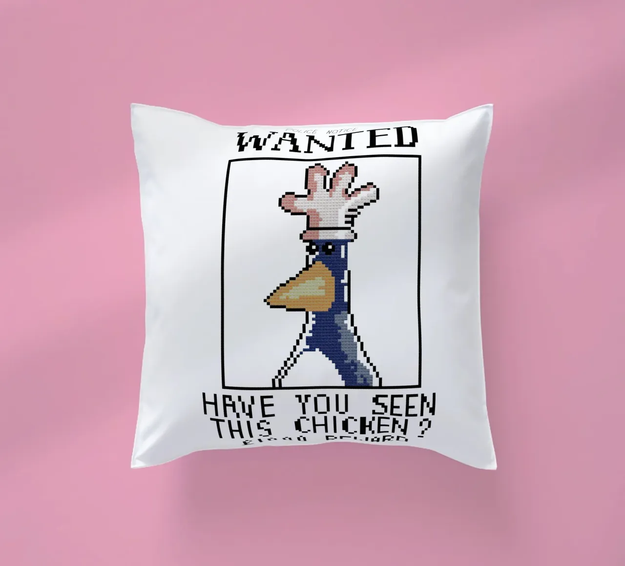 Feathers McGraw Wanted V1 cuscino da vantobbin