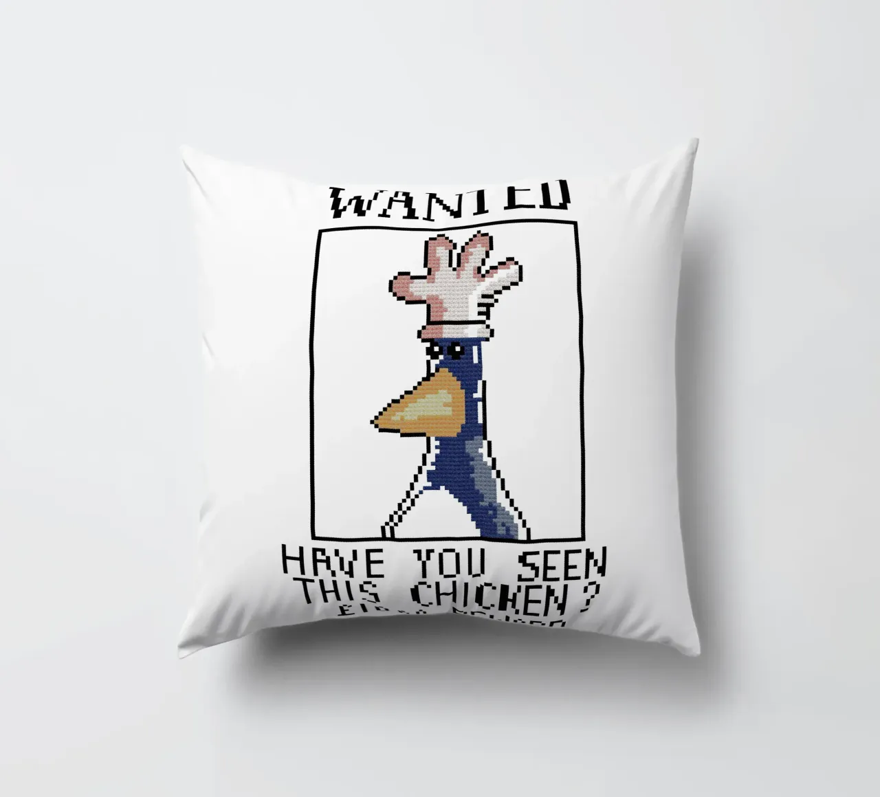 Feathers McGraw Wanted V1 cuscino da vantobbin