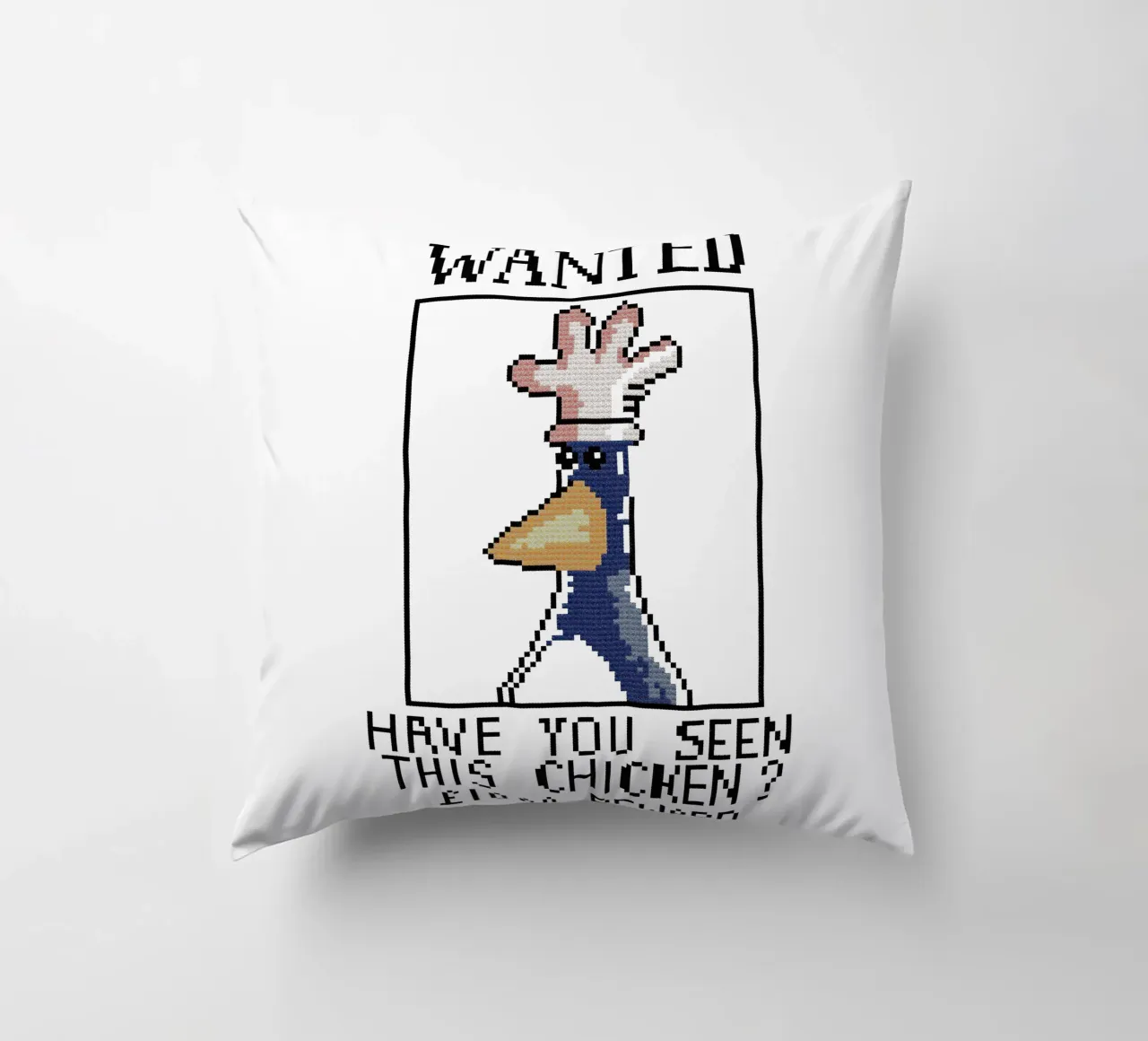 Feathers McGraw Wanted V1 cuscino da vantobbin