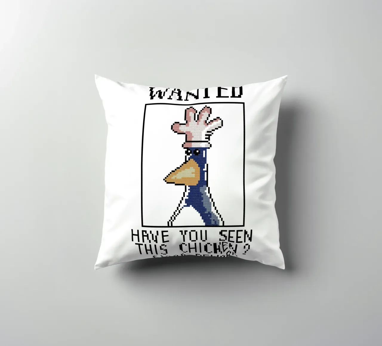 Feathers McGraw Wanted V1 cuscino da vantobbin