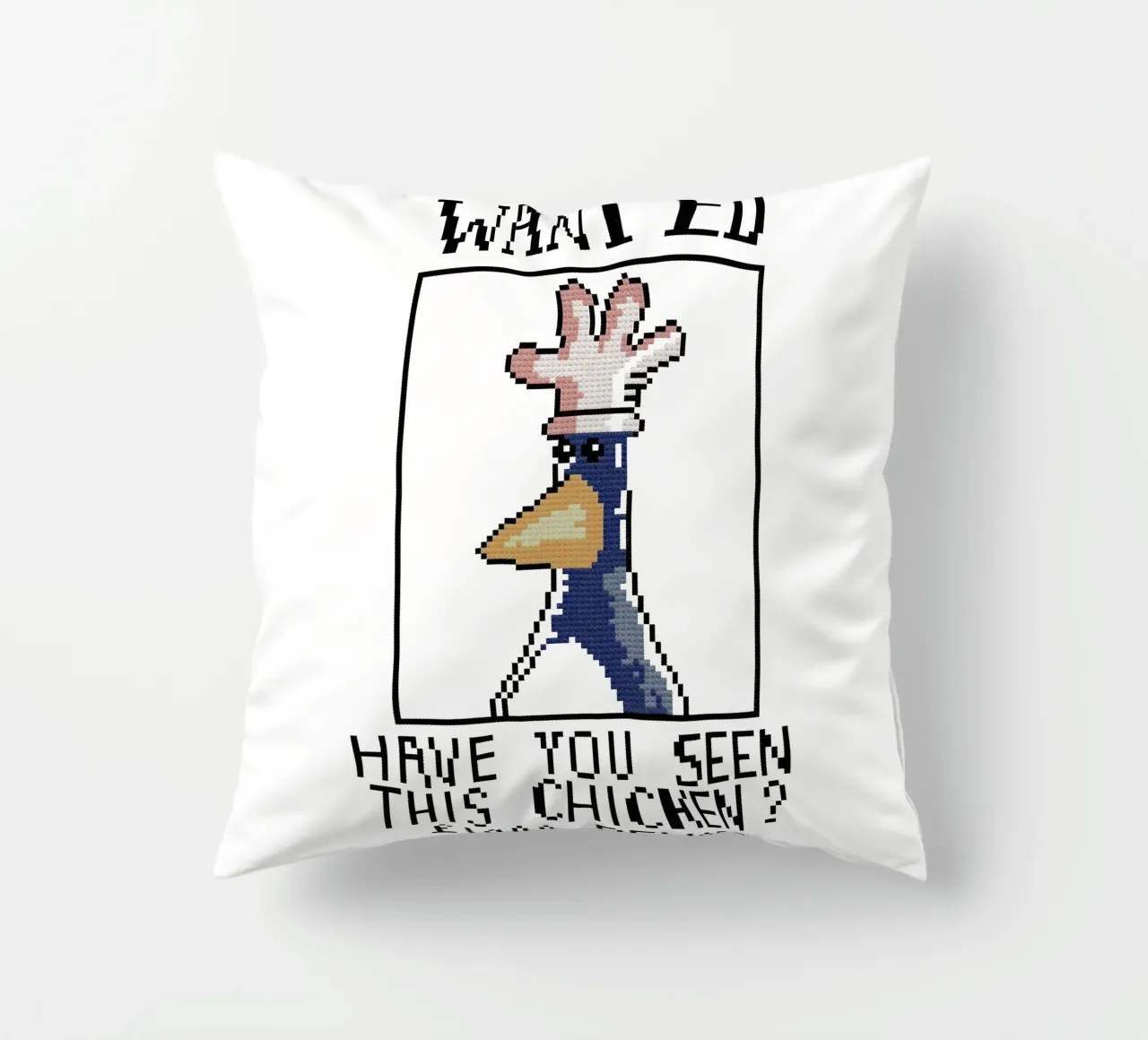 Feathers McGraw Wanted V1 cuscino da vantobbin