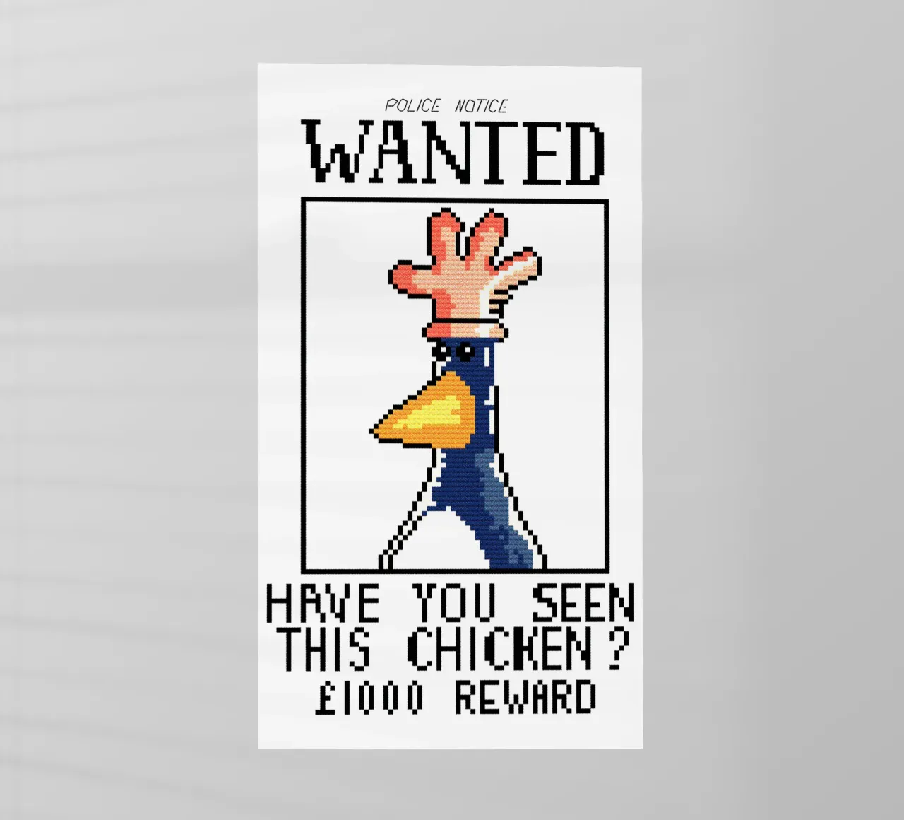 Feathers McGraw Wanted V1 pellicola backlit da vantobbin