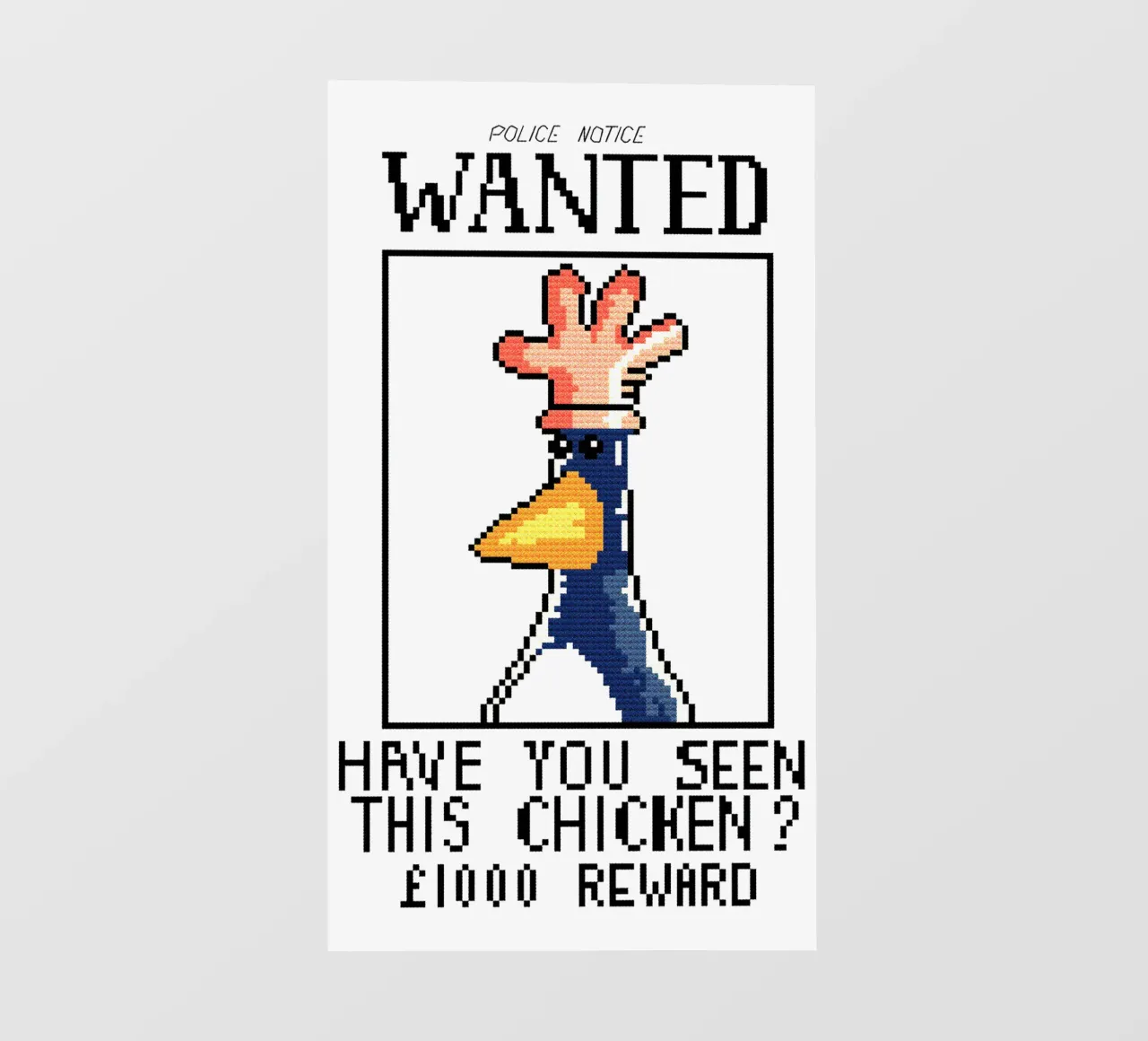 Feathers McGraw Wanted V1 pellicola backlit da vantobbin