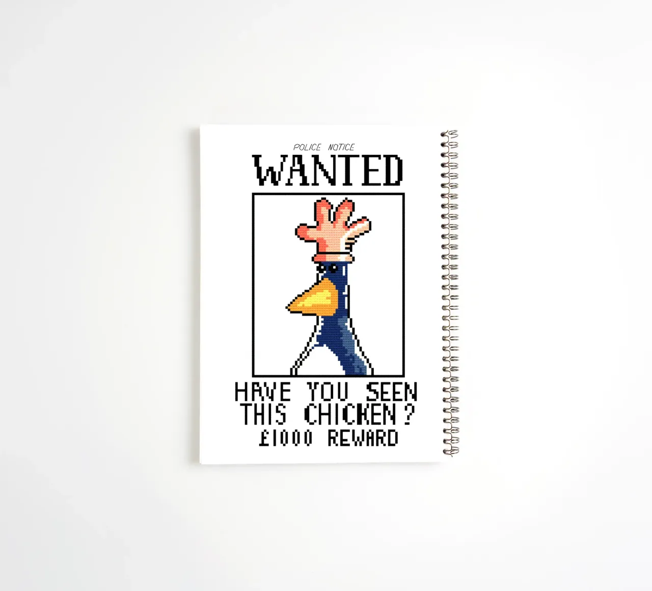 Feathers McGraw Wanted V1 diario ad anelli da vantobbin