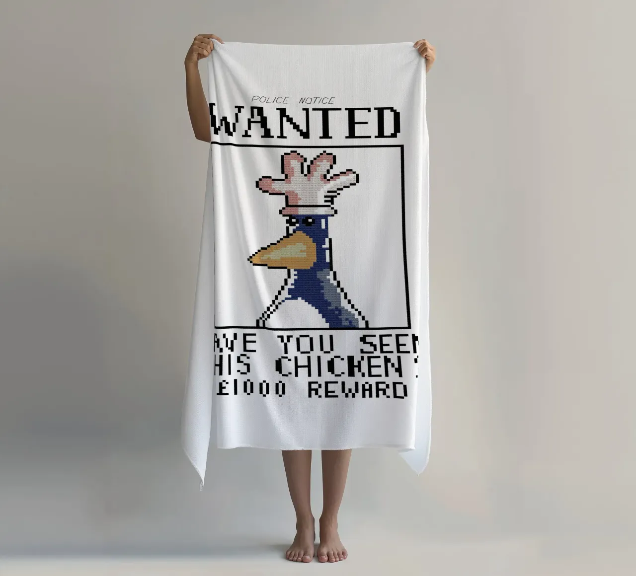 Feathers McGraw Wanted V1 telo mare da vantobbin