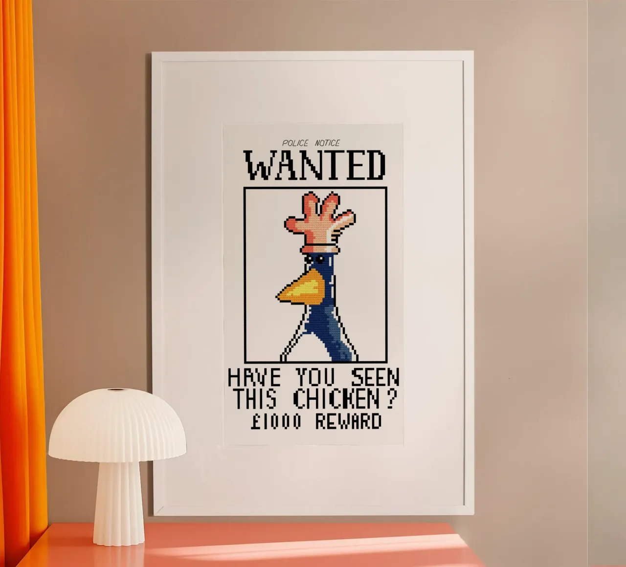 Feathers McGraw Wanted V1 carta hahnemühle da vantobbin