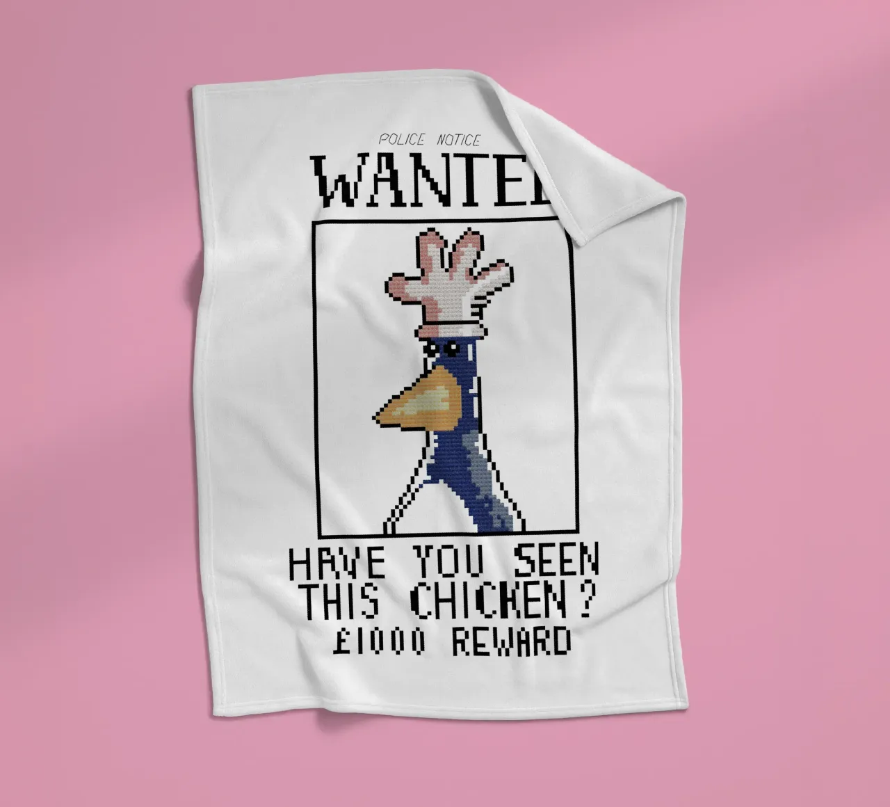 Feathers McGraw Wanted V1 coperta in pile da vantobbin
