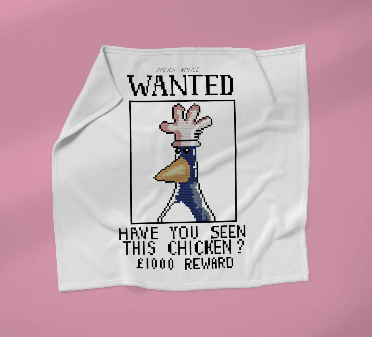 Feathers McGraw Wanted V1 coperta in pile da vantobbin