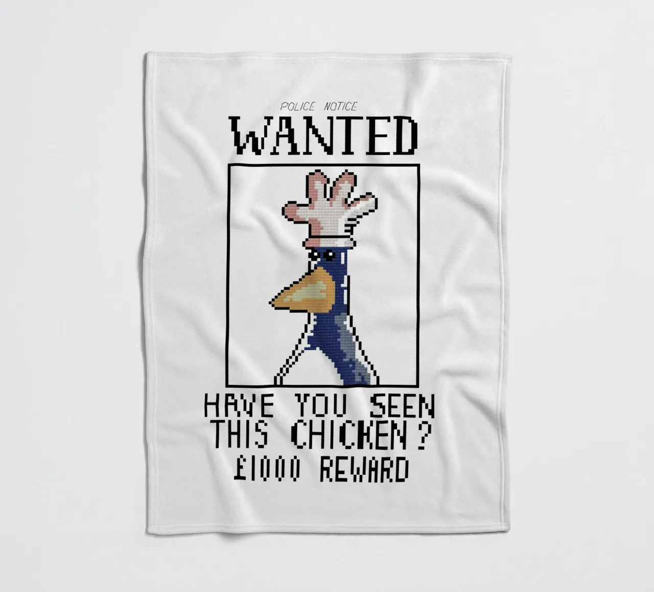 Feathers McGraw Wanted V1 coperta in pile da vantobbin