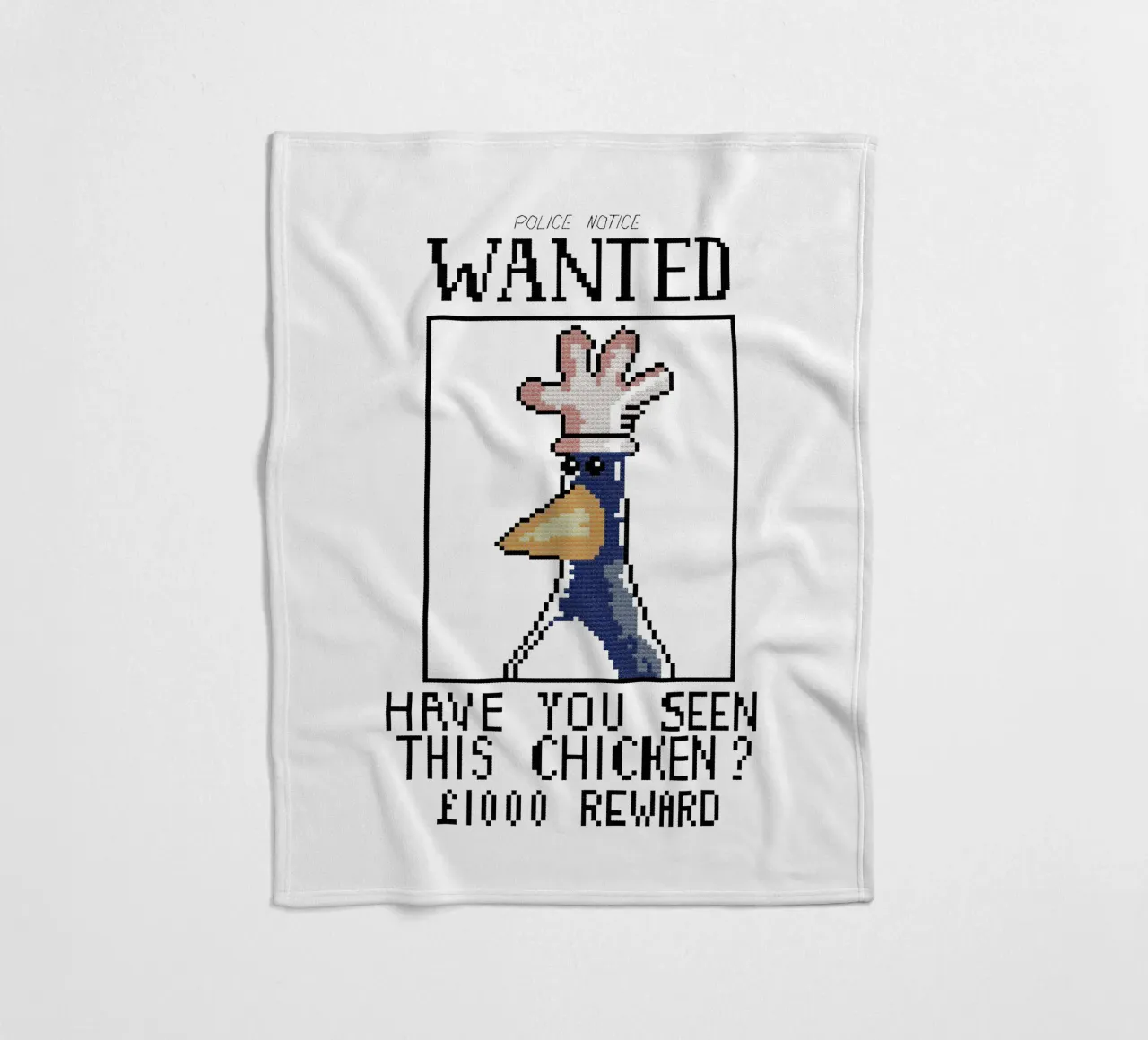 Feathers McGraw Wanted V1 coperta in pile da vantobbin