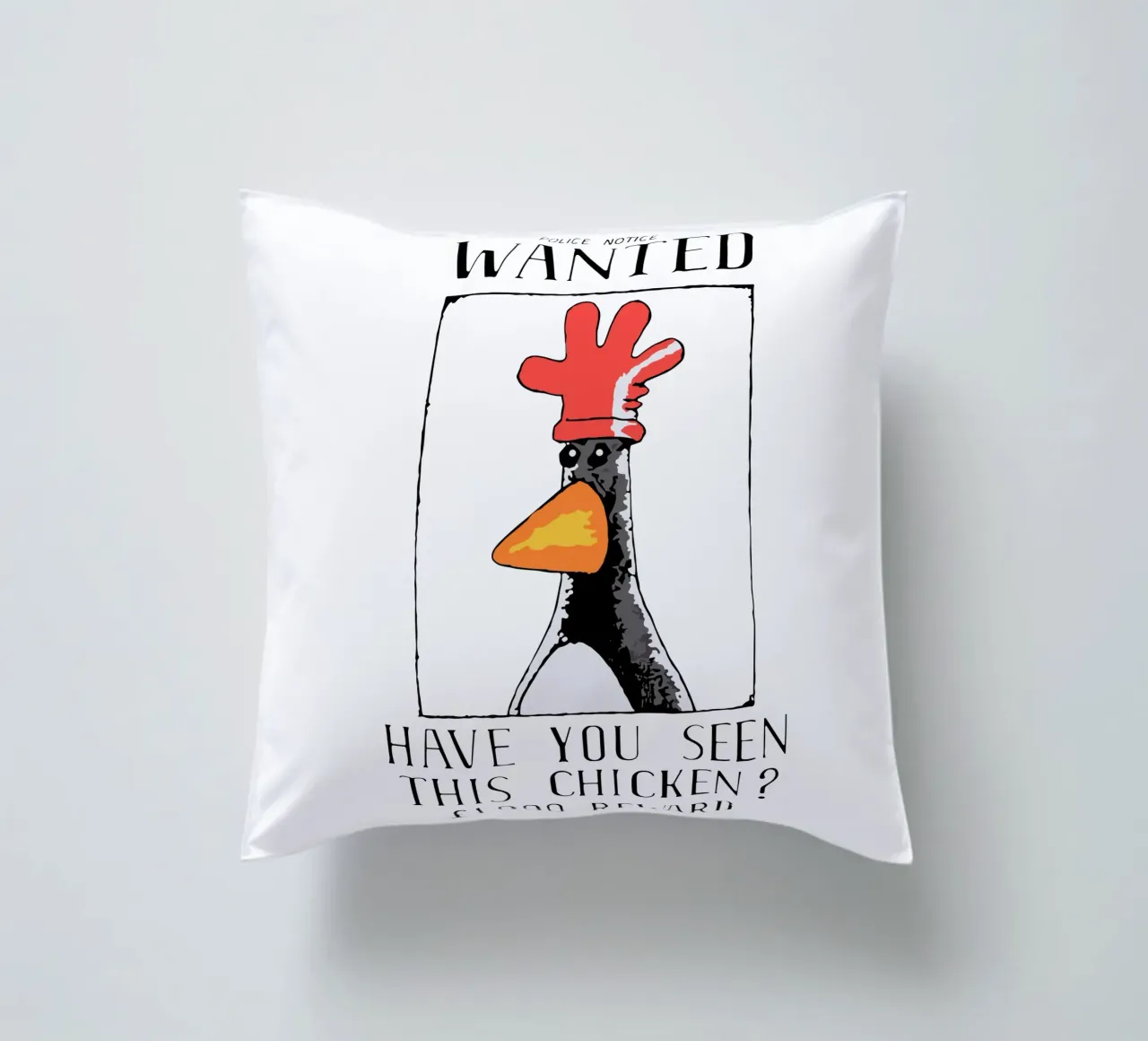 Feathers McGraw Wanted V2 cuscino da vantobbin