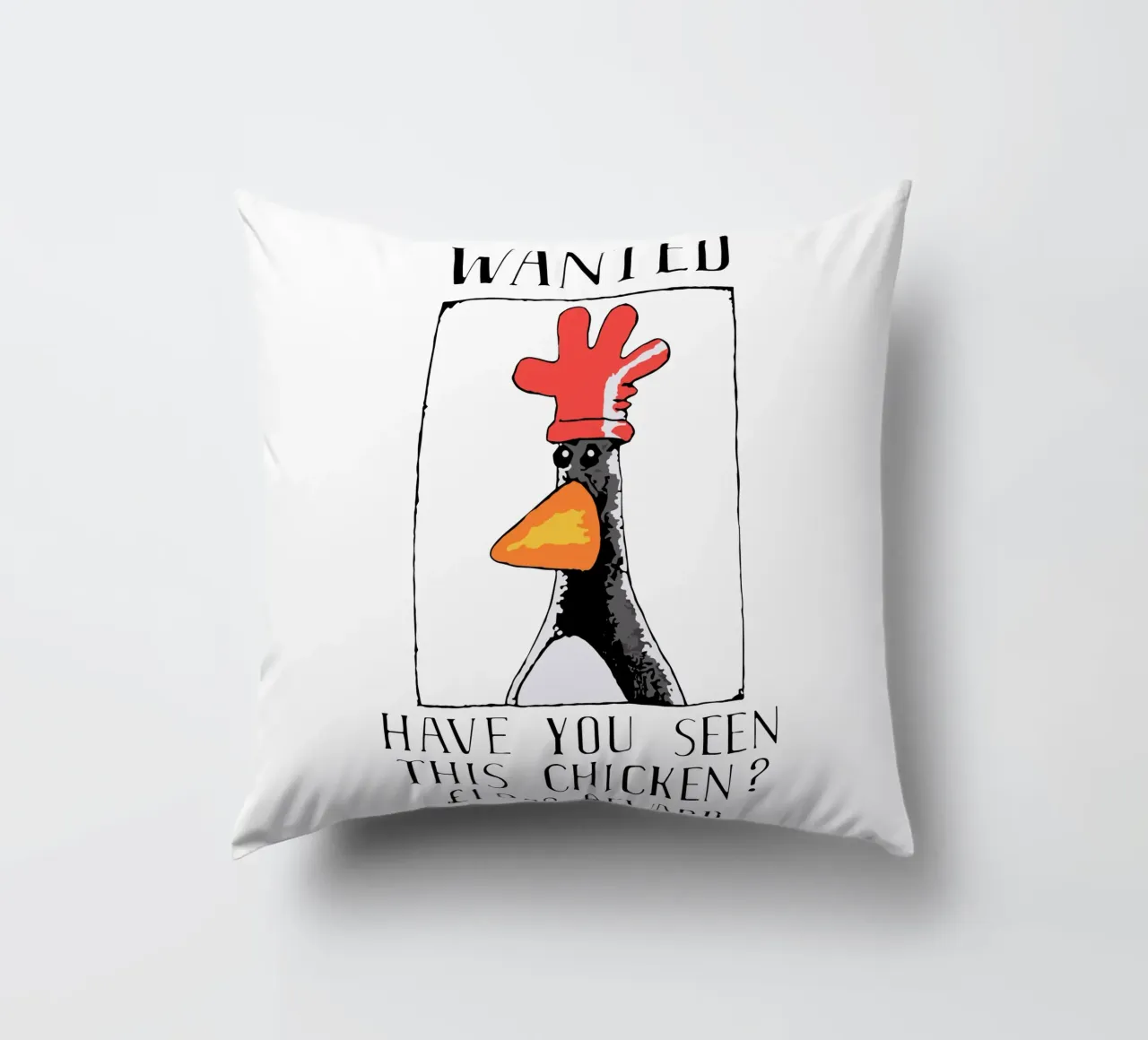 Feathers McGraw Wanted V2 cuscino da vantobbin