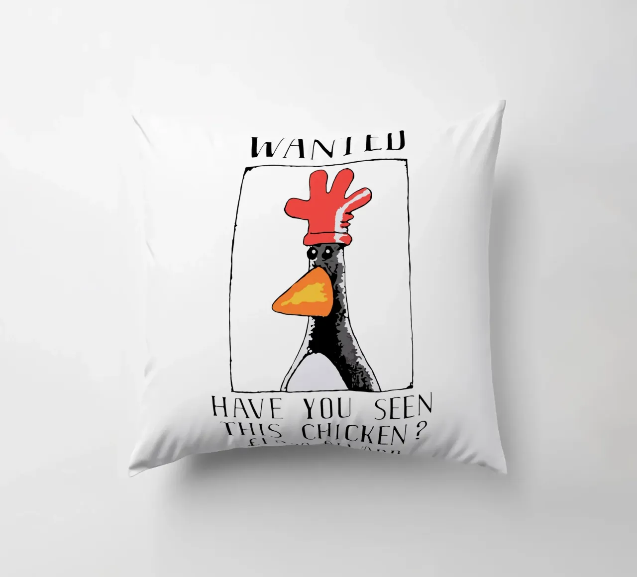 Feathers McGraw Wanted V2 cuscino da vantobbin