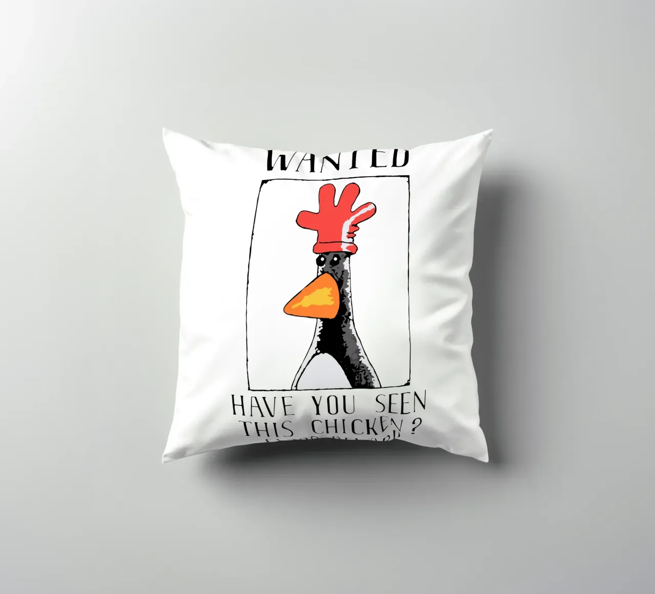 Feathers McGraw Wanted V2 cuscino da vantobbin